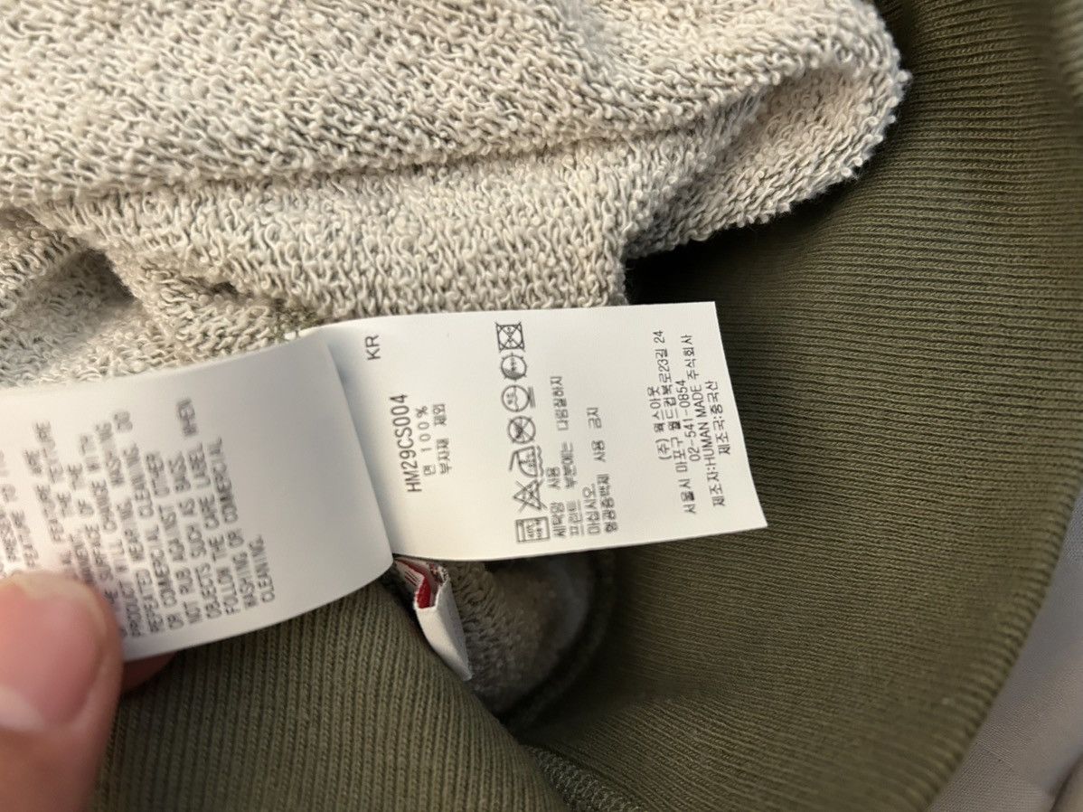 Human Made Human Made Olive Green Slub Knit Sweatshirt Size US XL / EU 56 / 4 - 9 Thumbnail