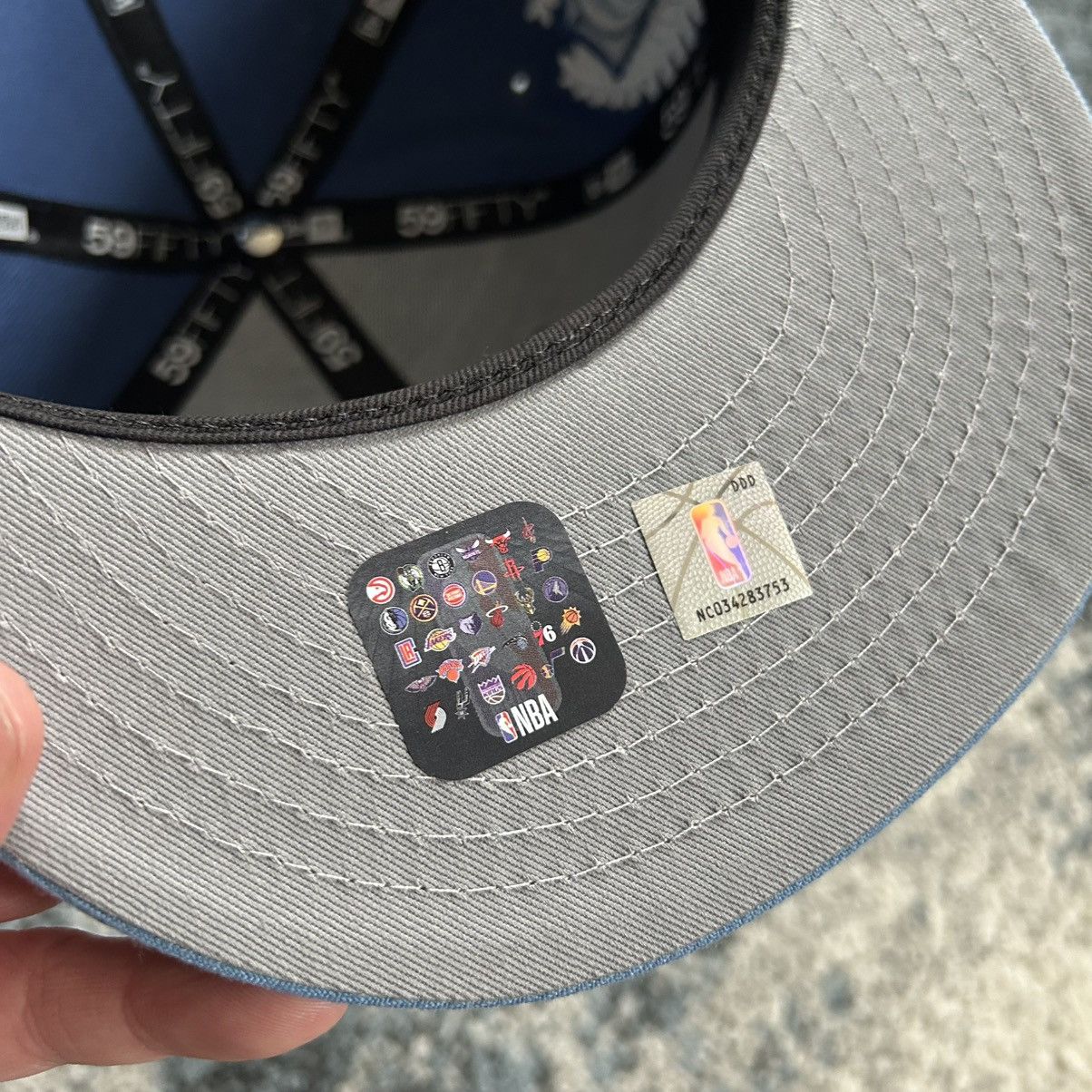 MyFitteds 7 1/4 NEW YORK KNiCKS BLUEPRiNT NYK 5950 FiTTED CAP Size ONE SIZE - 11 Thumbnail