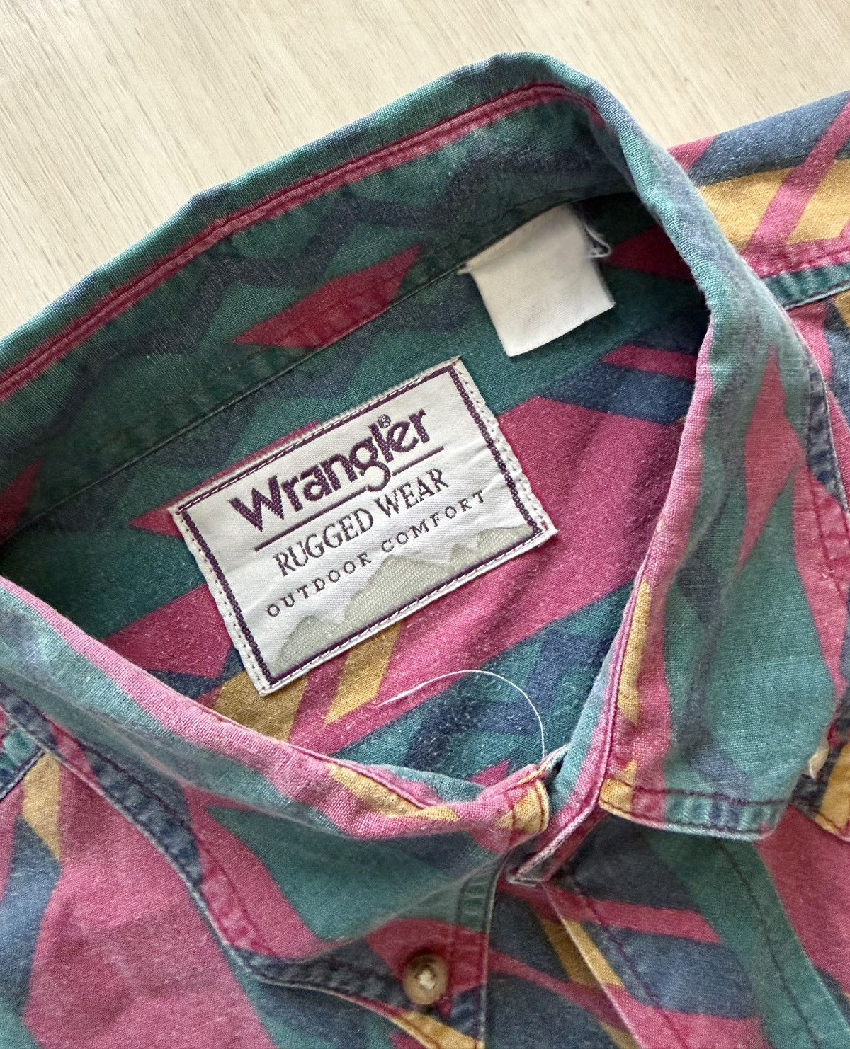 Vintage Vintage Wrangler Aztec Print Cowboy Cut Brushpopper XL Size US XL / EU 56 / 4 - 3 Thumbnail