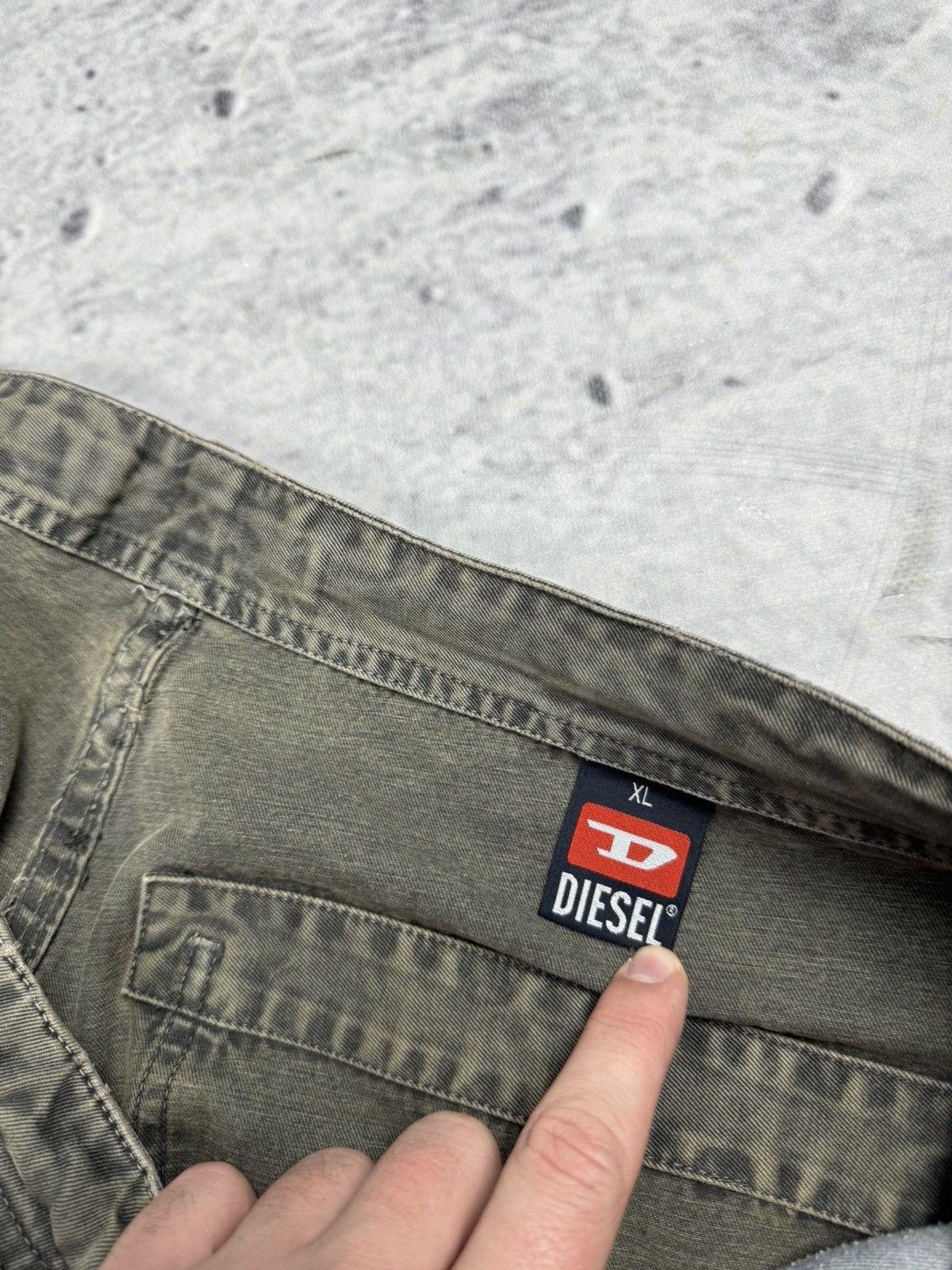 Diesel × Vintage ‼️Diesel 00s Avant-Garde denim pants cargo jeans Size US 35 - 12 Thumbnail