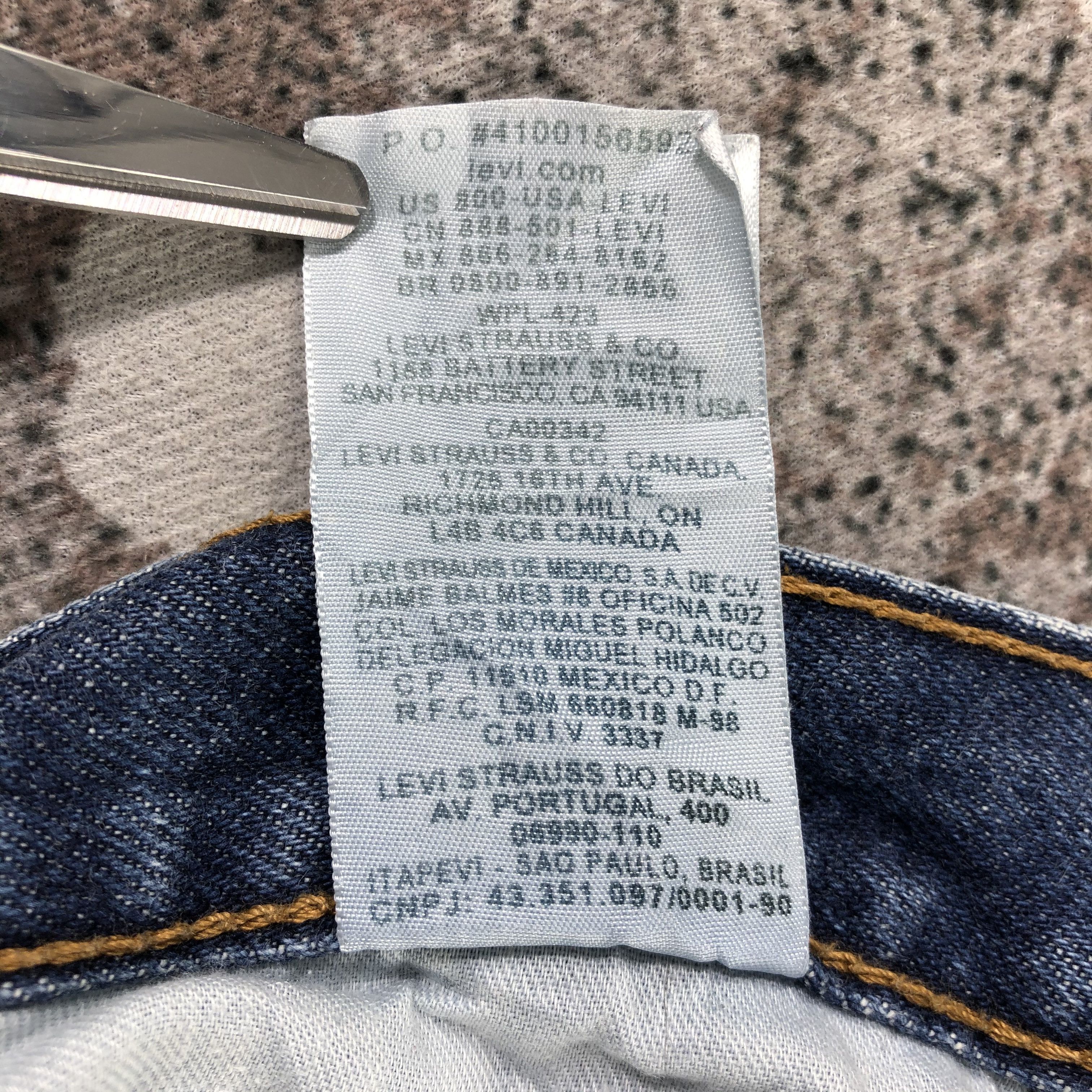 Levi's Vintage Levis 505 Jeans Blue Wash Denim KJ1373 Size US 32 / EU 48 - 12 Thumbnail