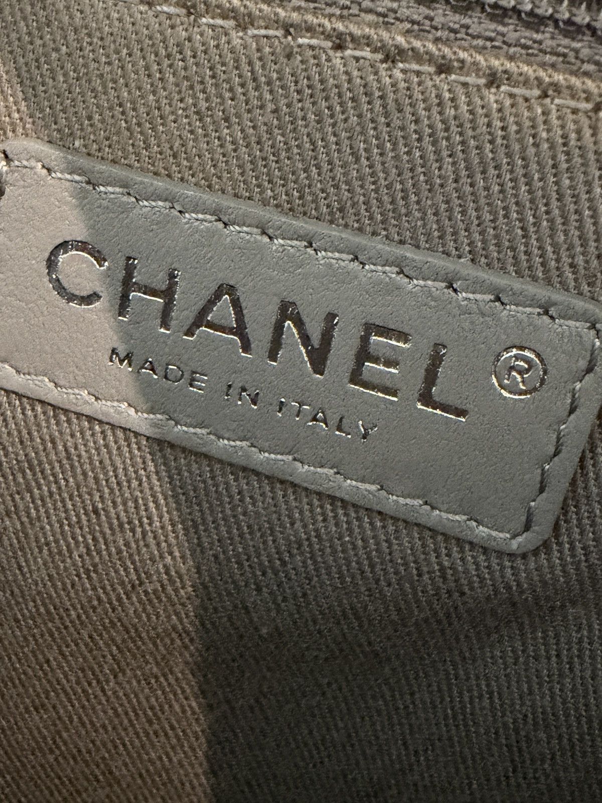 Chanel Chanel 2014 Art School Graffiti Canvas Gray Backpack Size ONE SIZE - 8 Thumbnail