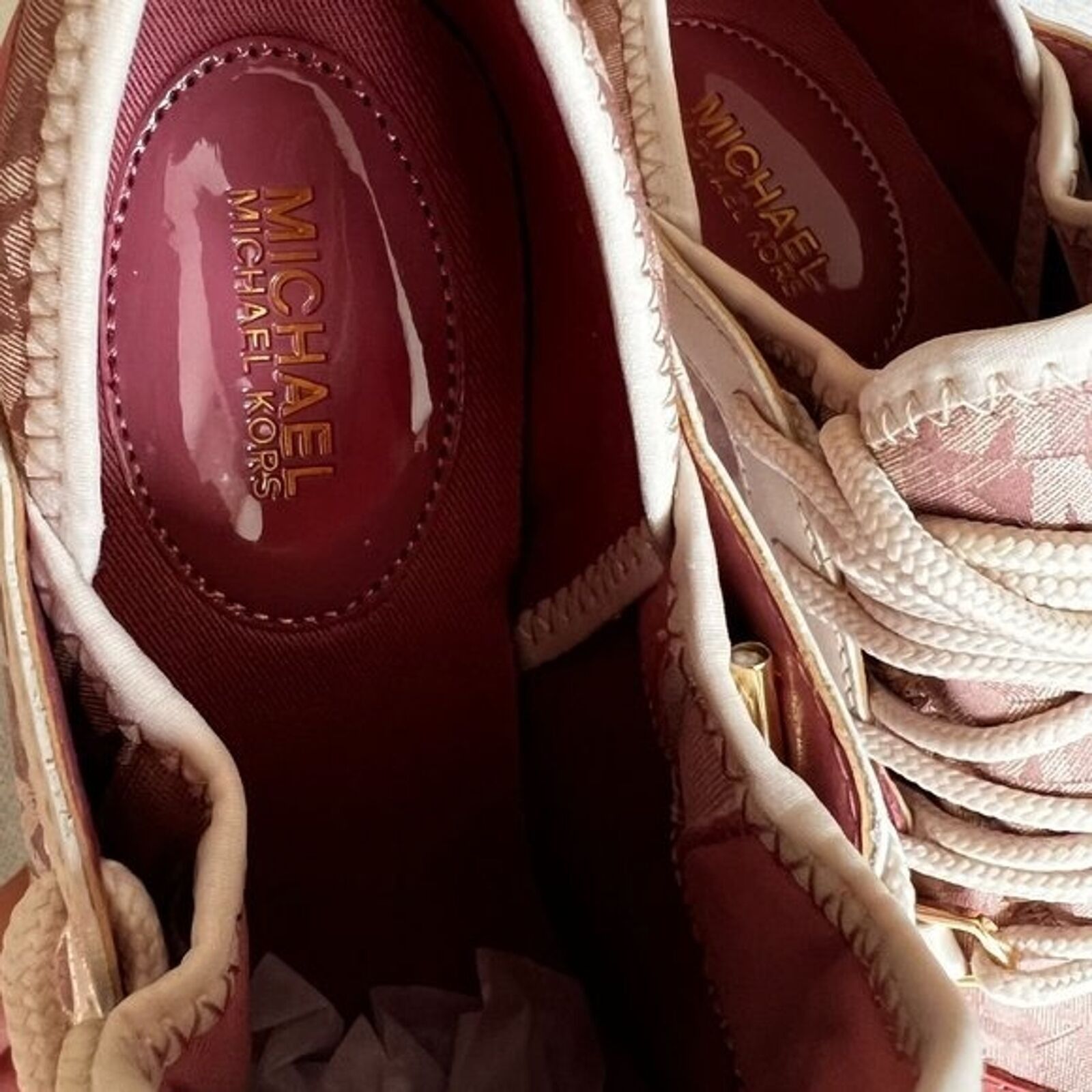 Michael Kors MICHAEL Michael Kors Liv Trainer Sneakers Fawn w/ Box, US7.5 Size US 7.5 / IT 37.5 - 9 Thumbnail