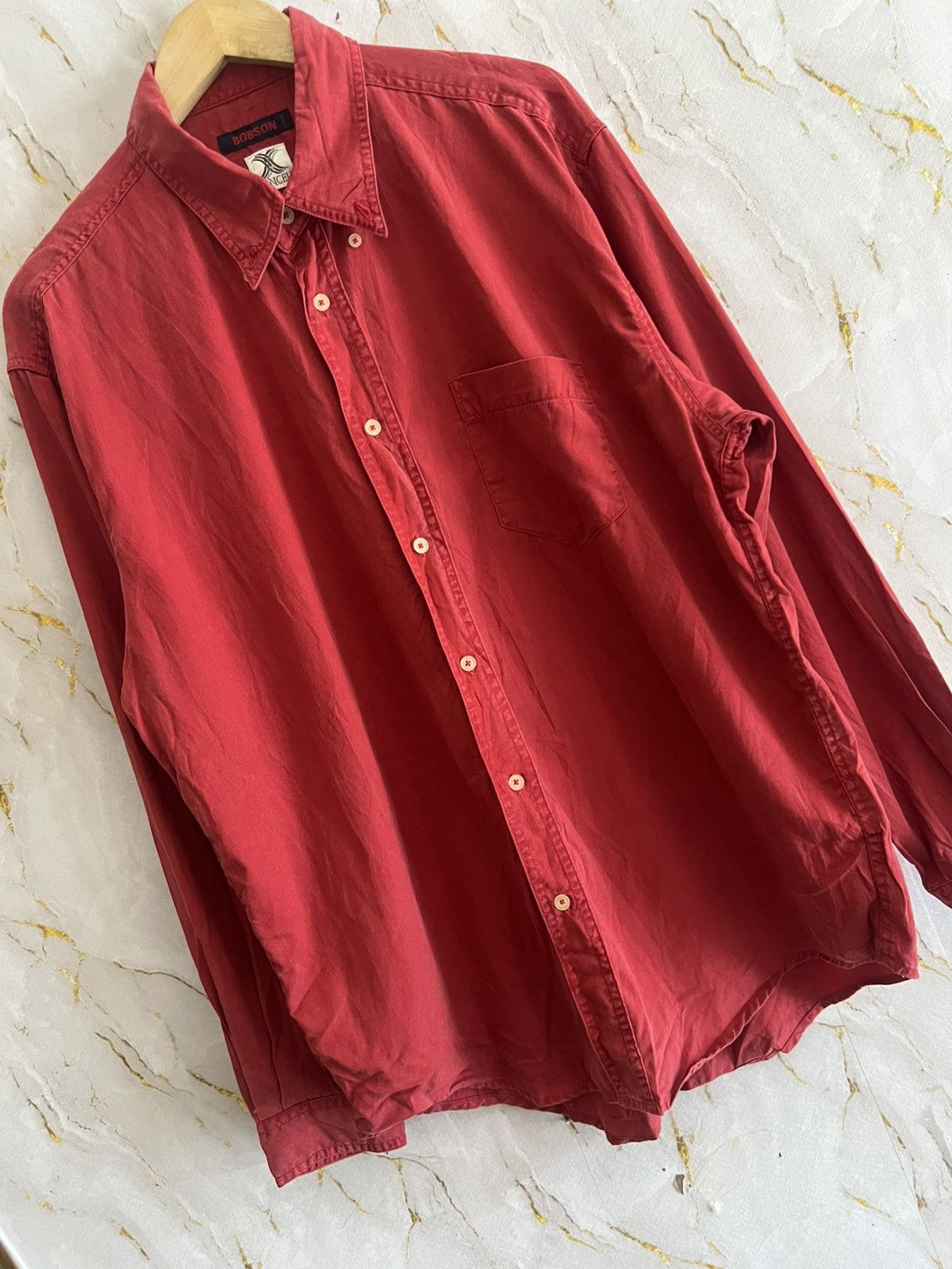Japanese Brand 🔥 Vintage Bobson Button-Up Shirt Size US XL / EU 56 / 4 - 4 Thumbnail