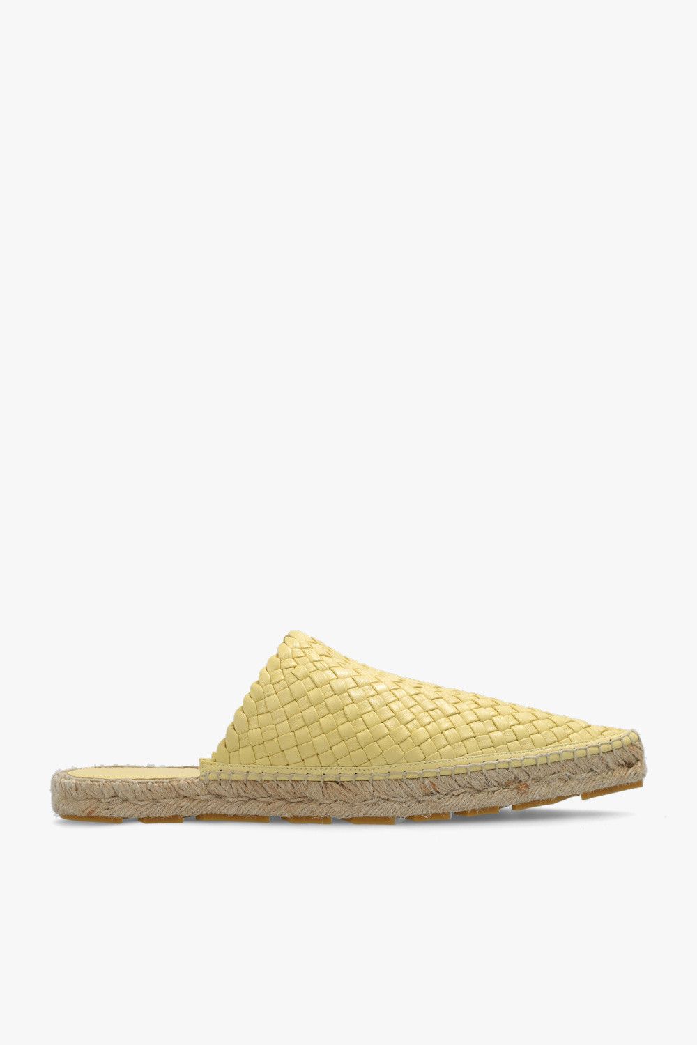 Bottega Veneta o1loc1c0824 Open Back Espadrille in Light Yellow Size US 8 / IT 38 - 1 Thumbnail
