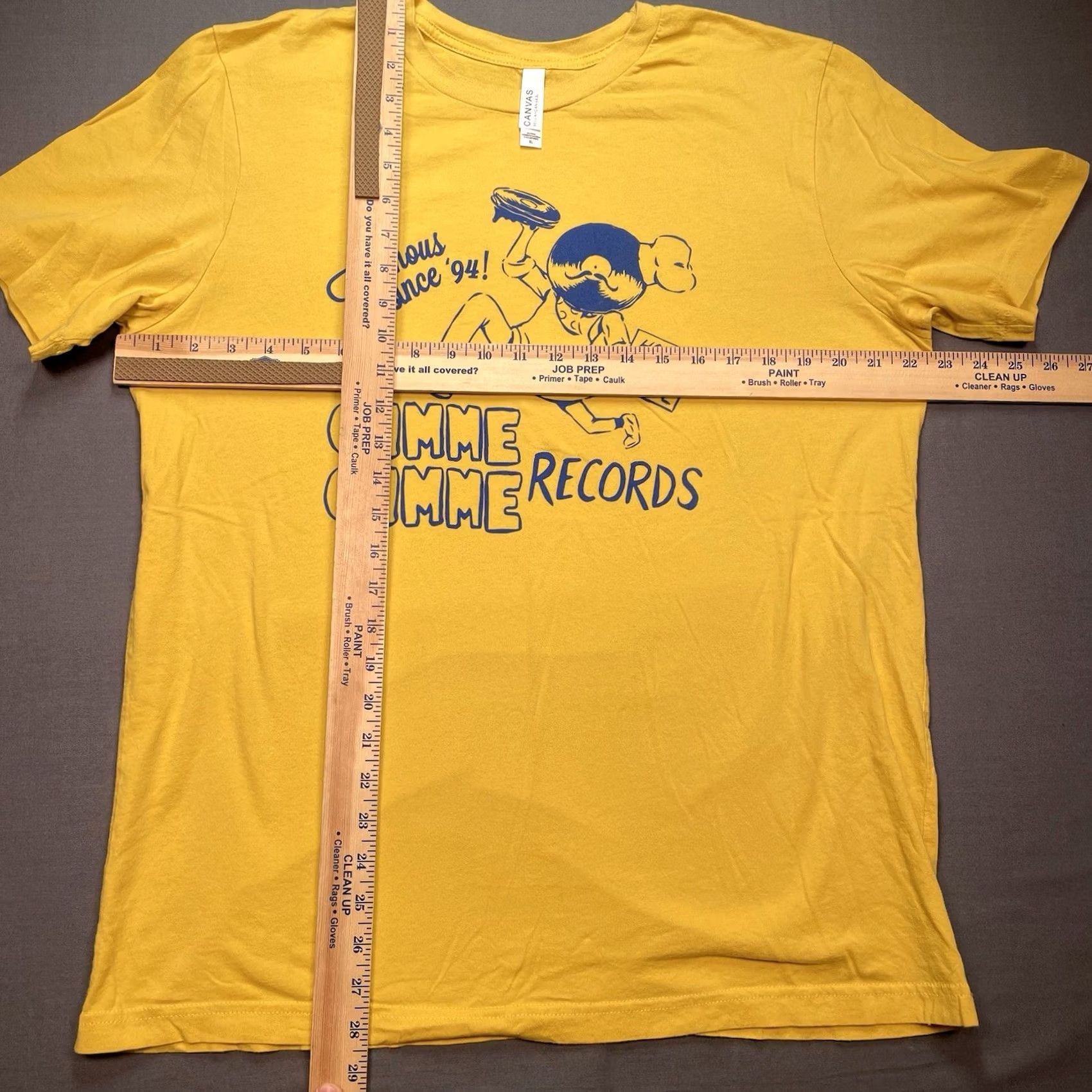 Sol Angeles Gimme Gimme Records Shirt Men’s XL Yellow Angeles T-Shirt Angel Los Angeles Highland Park Mens XL Yellow Vinyl Graphic Size US XL / EU 56 / 4 - 4 Thumbnail