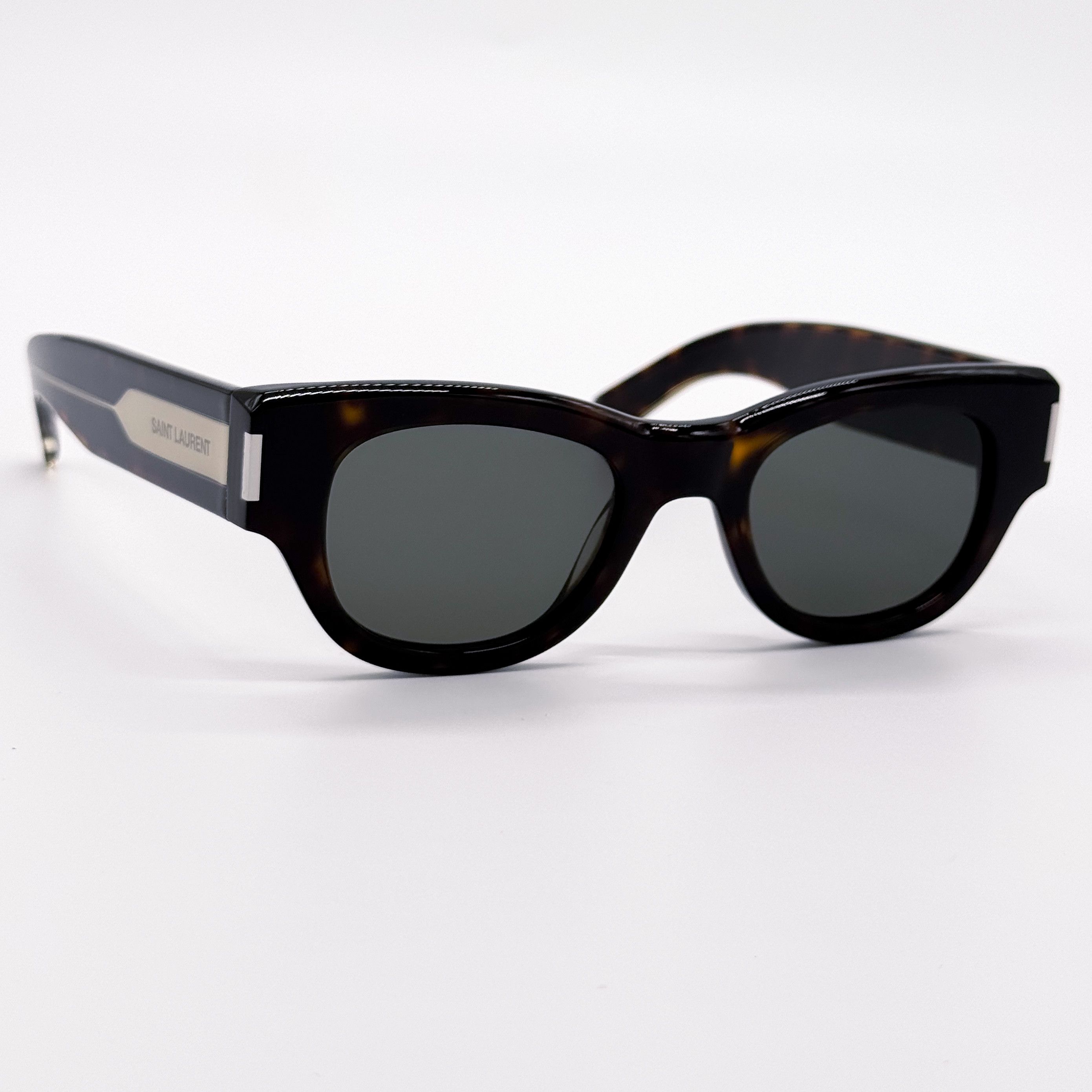 Yves Saint Laurent NEW SAINT LAURENT SL 573 002 DARK HAVANA WOMEN SUNGLASSES Size ONE SIZE - 4 Thumbnail