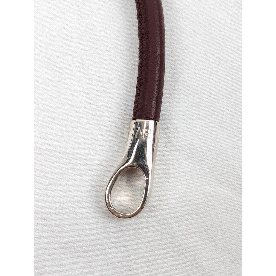 Bottega Veneta o1rshd1 Size: S / Silver/Nappa Sterling Bracelet in Barolo Size ONE SIZE - 7 Thumbnail