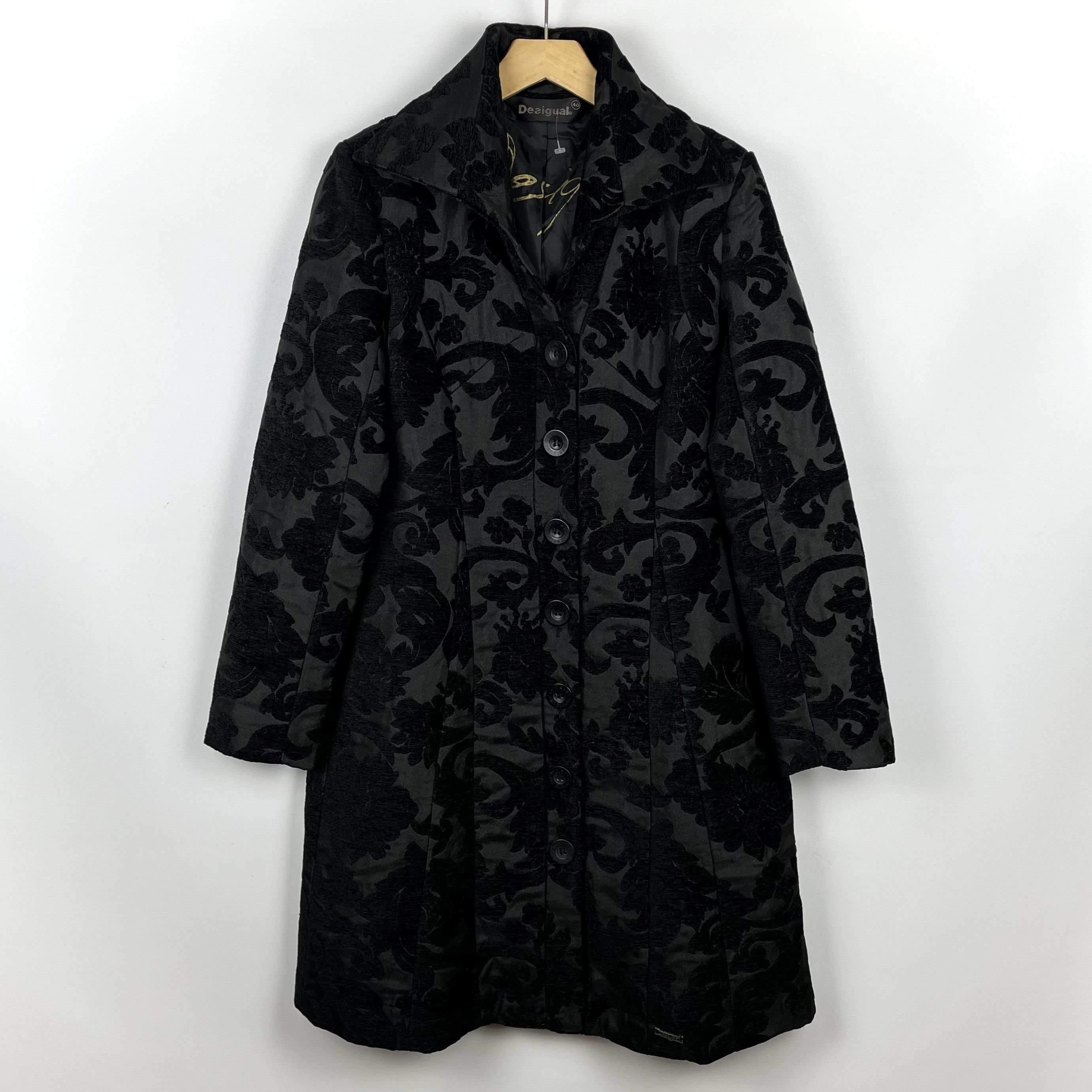 Desigual Ladies Desigual Floral Pattern Coat Jacket Size M / US 6-8 / IT 42-44 - 1 Thumbnail