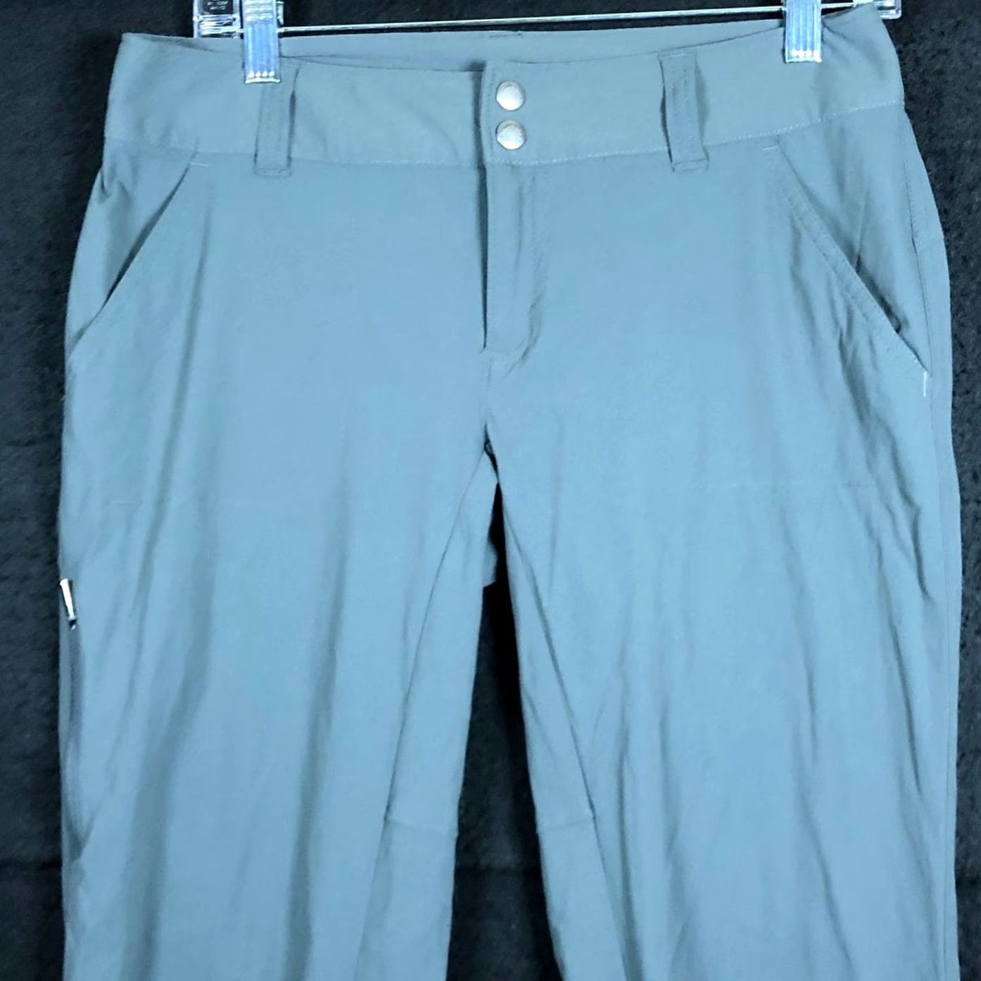 Vintage Columbia Women Pants Dark Gray Omni-Shade Advanced Repellency Straight Stretch 6 Size 28" / US 6 / IT 42 - 2 Thumbnail