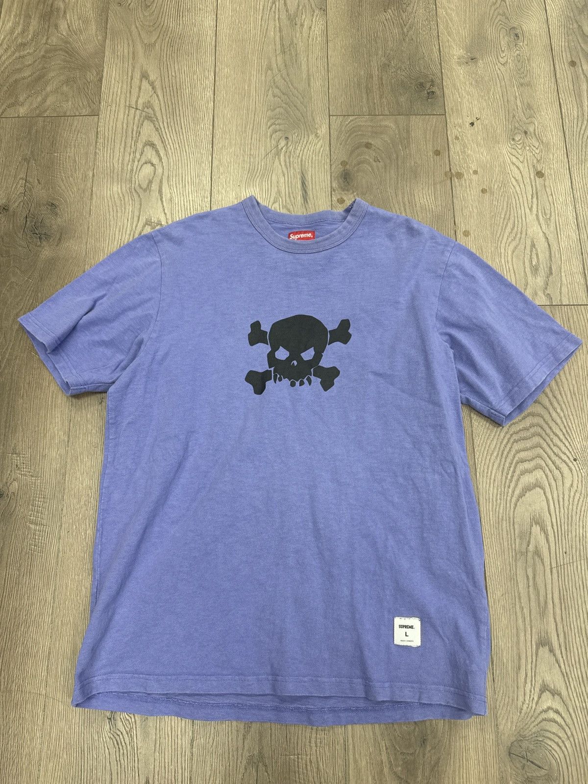 Supreme Supreme skull logo t shirt purple large Size US L / EU 52-54 / 3 - 1 Thumbnail