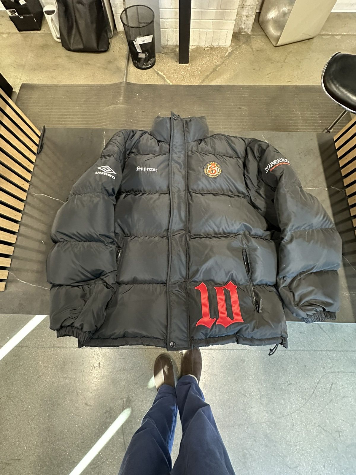 Supreme Supreme Umbro Down Puffer Black Size US XL / EU 56 / 4 - 1 Thumbnail