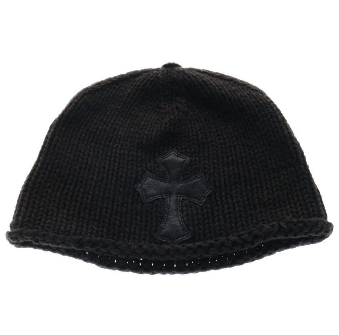 Chrome Hearts Chrome Hearts Black Cashmere Knit Beanie Hat Size ONE SIZE - 1 Thumbnail