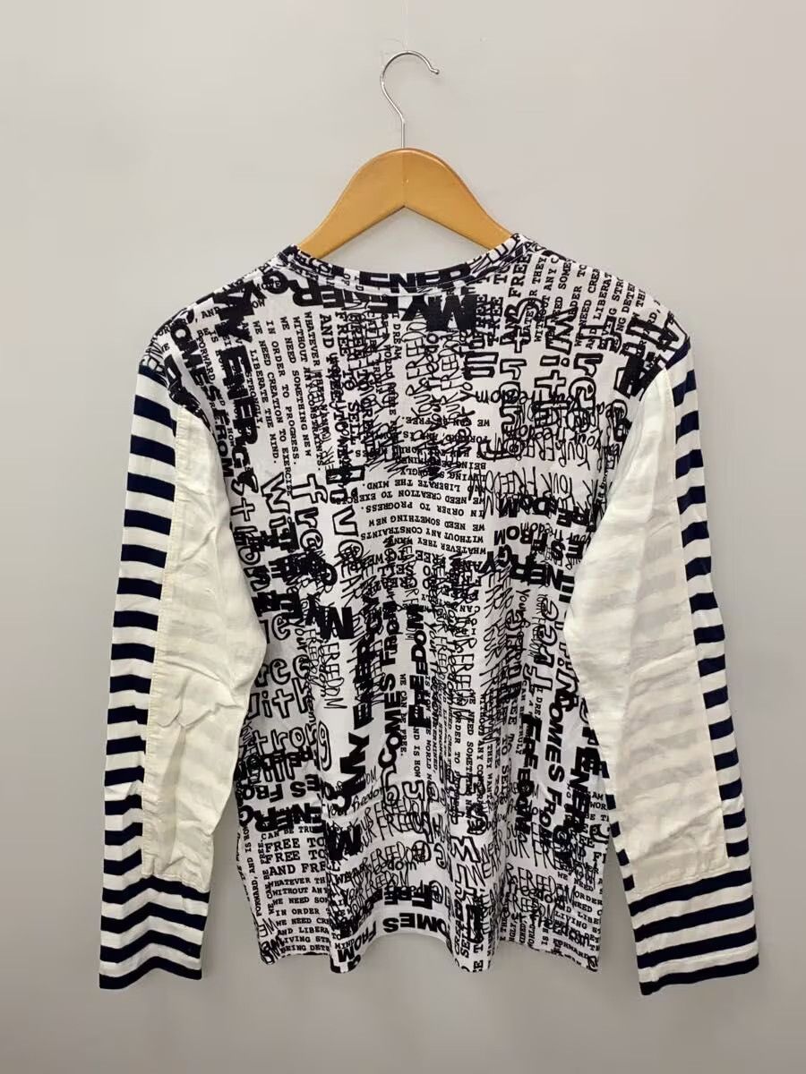 Comme des Garcons Homme Plus My Energy Comes From Freedom Striped Long Sleeve Tee Size US S / EU 44-46 / 1 - 2 Thumbnail
