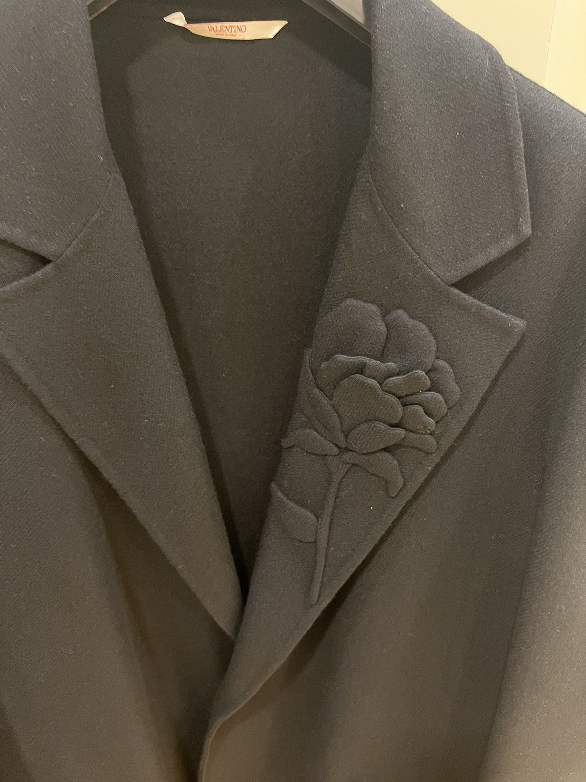 Valentino flower embrodery single breast coat size50 Size US M / EU 48-50 / 2 - 2 Thumbnail