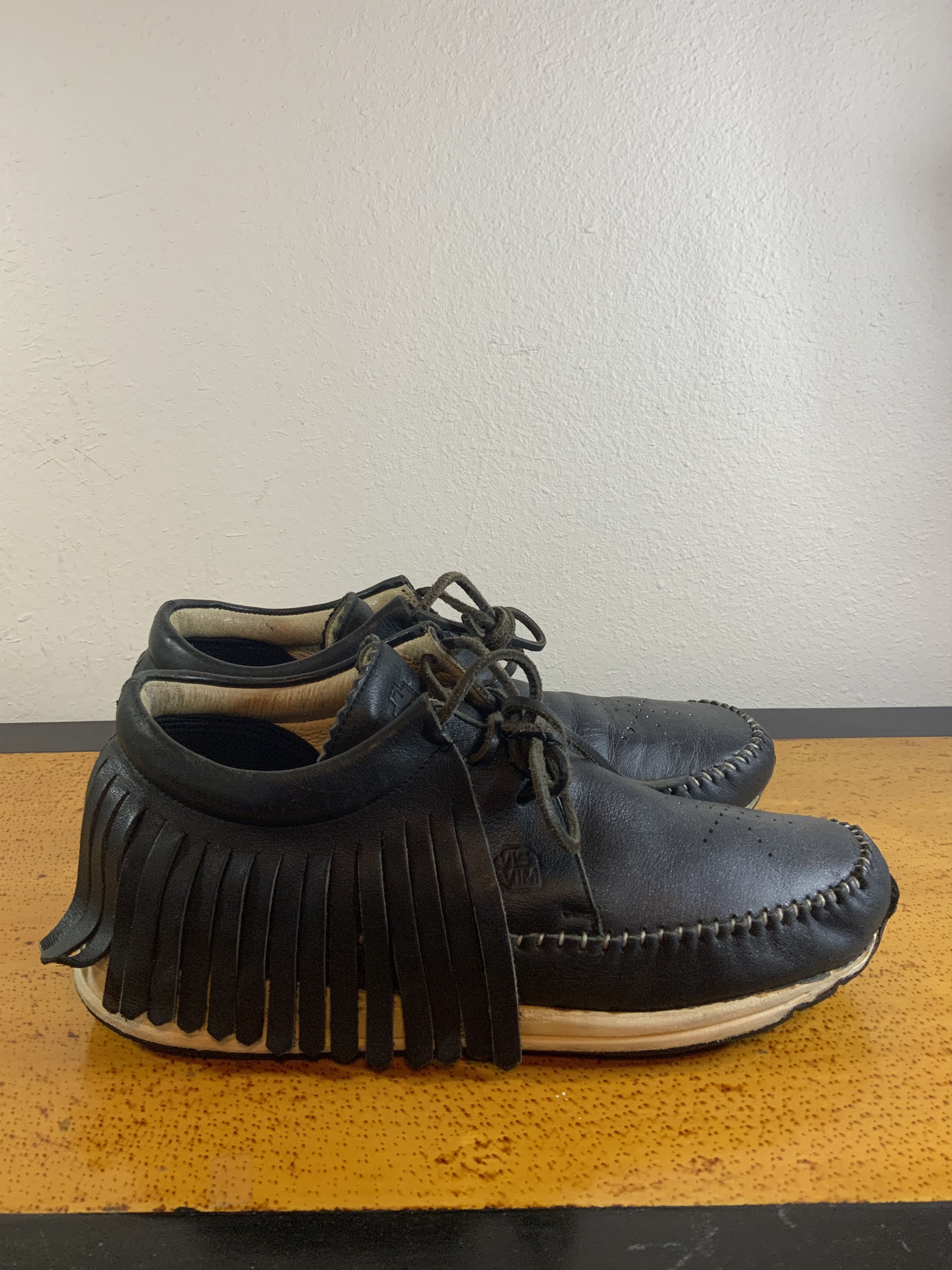 Visvim Visvim Ute Moc Trainer-folk Black Suede | Grailed