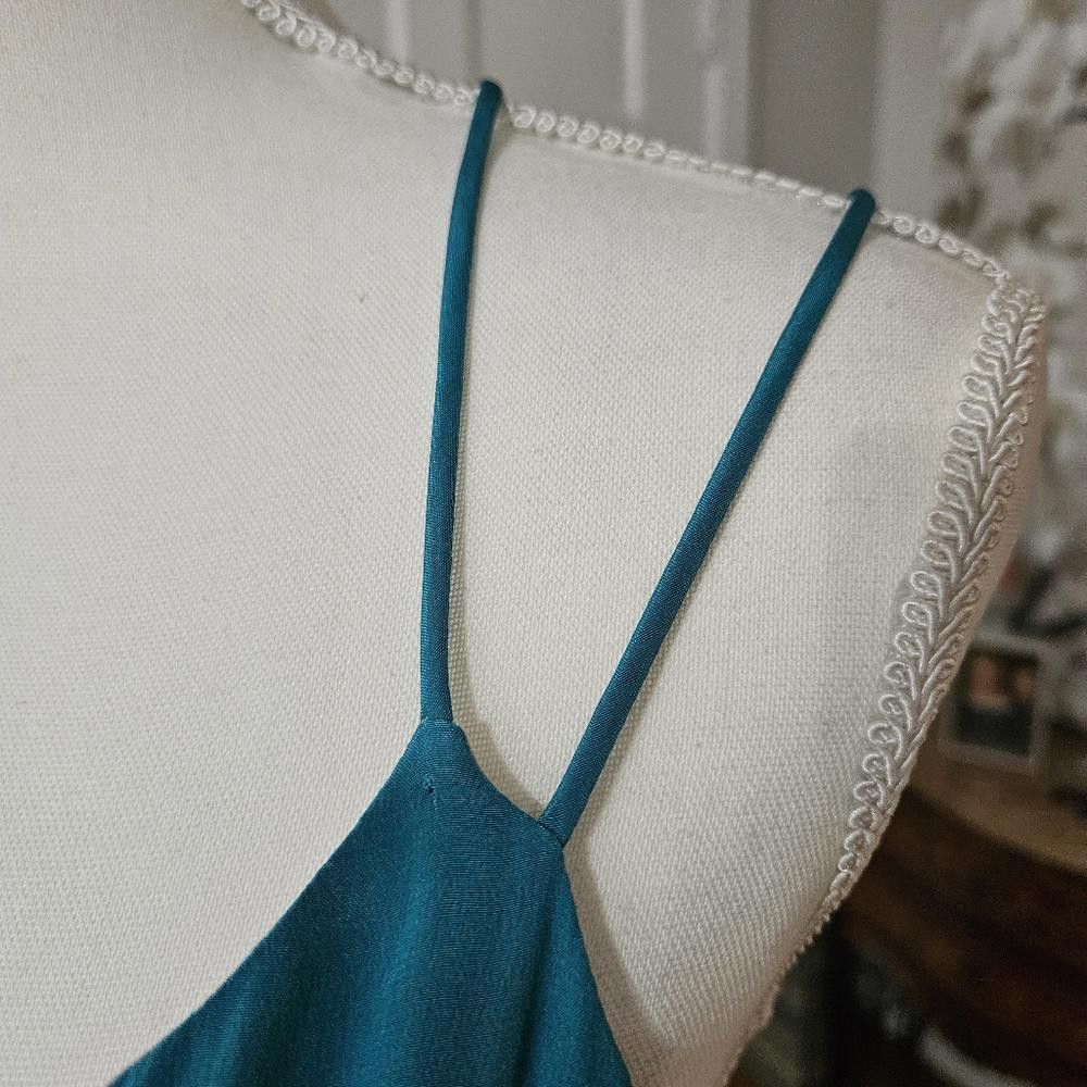 Designer Lavender Brown Stylish Aqua Slip Dress #224 Size S / US 4 / IT 40 - 3 Thumbnail