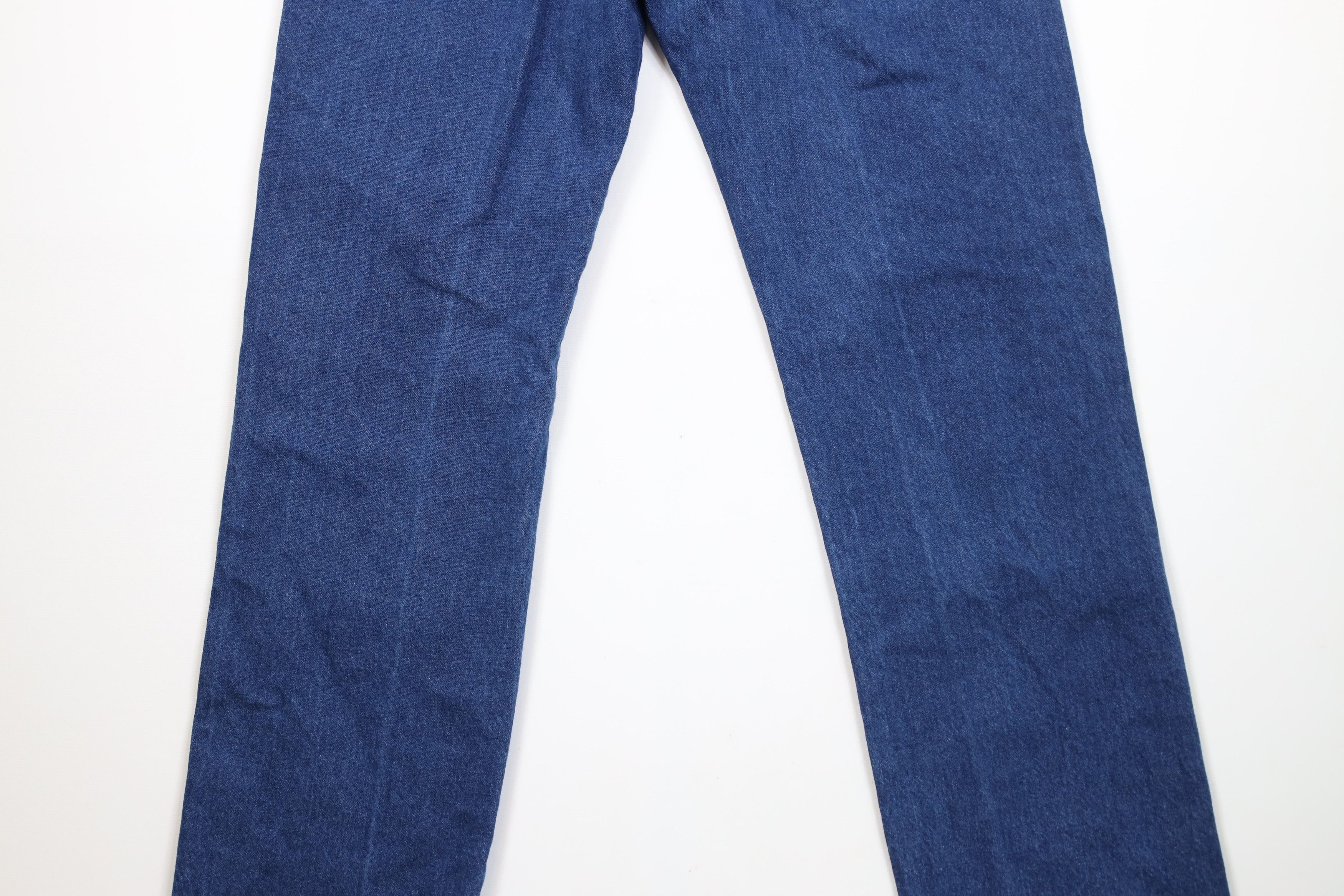 Vintage × Wrangler Vintage 90s Wrangler Western Straight Leg Denim Jeans Blue Size US 35 - 9 Thumbnail