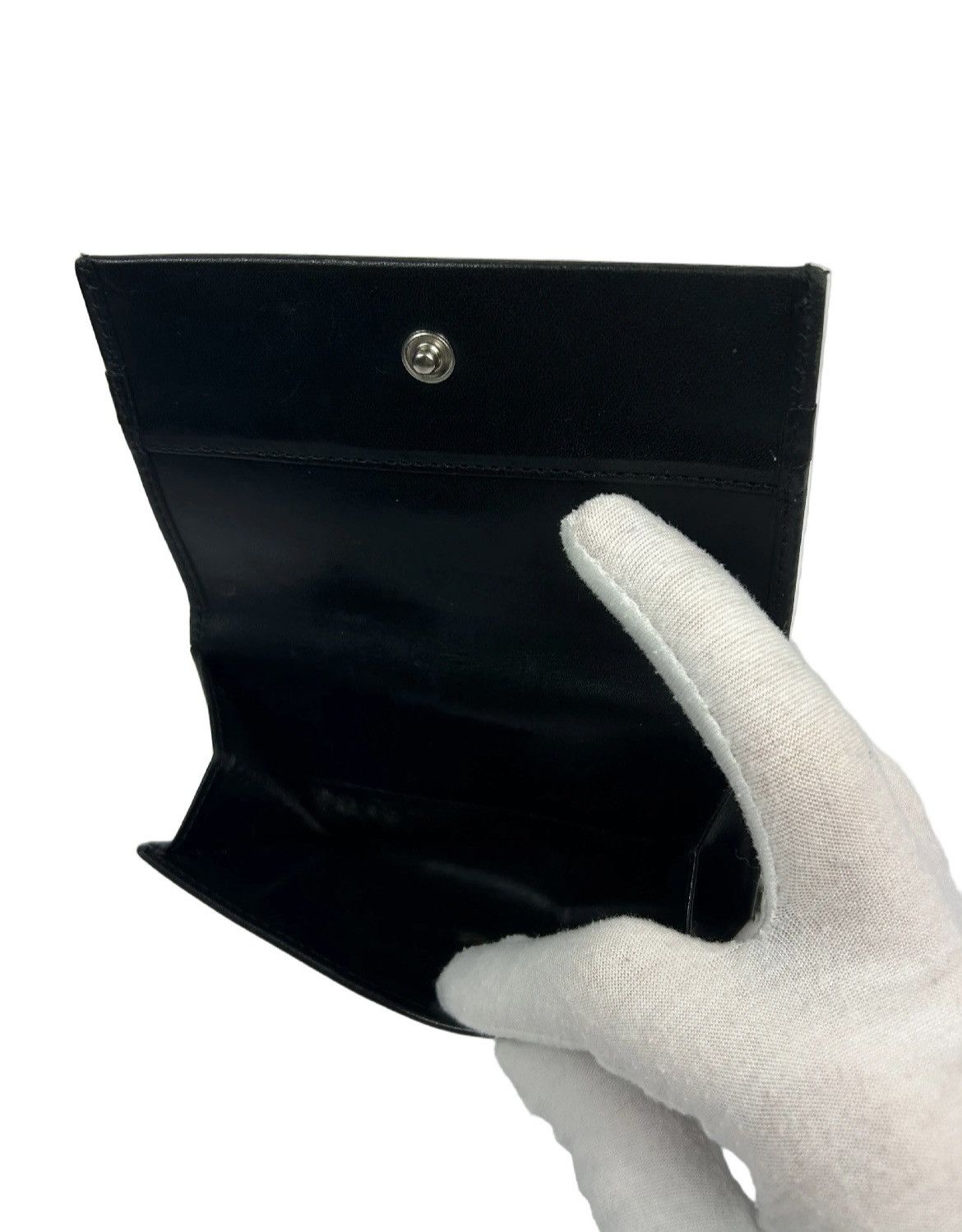 Gucci Gucci GG Black Leather Bifold Wallet Size ONE SIZE - 5 Thumbnail