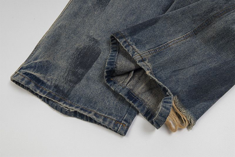 Vintage American high street distressed denim jeans for men Size US 32 / EU 48 - 5 Thumbnail