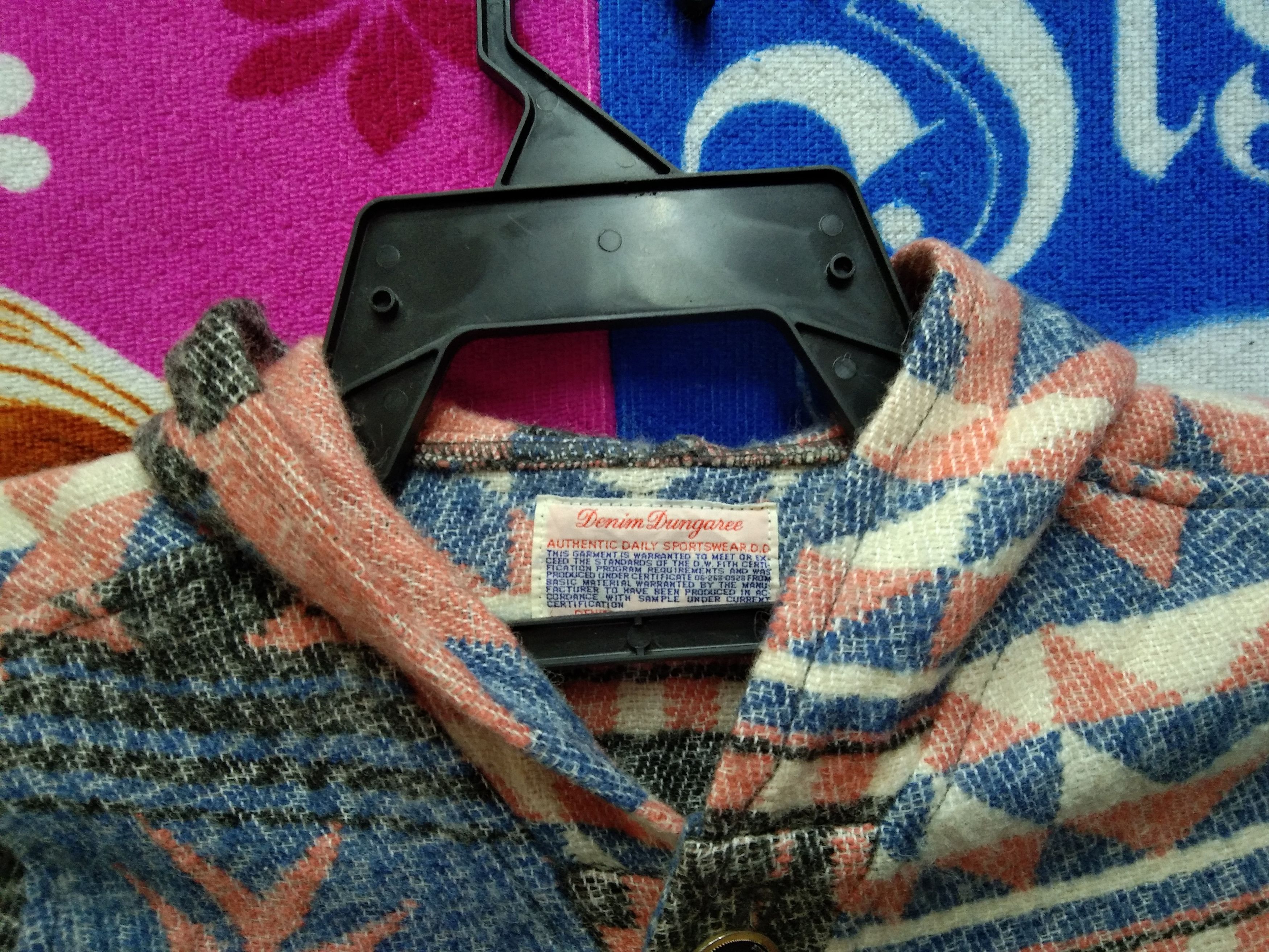 Japanese Brand DENIM & DUNGAREE NAVAJO JACKET HOODIE Size XXS / US 00 / IT 34 - 10 Thumbnail