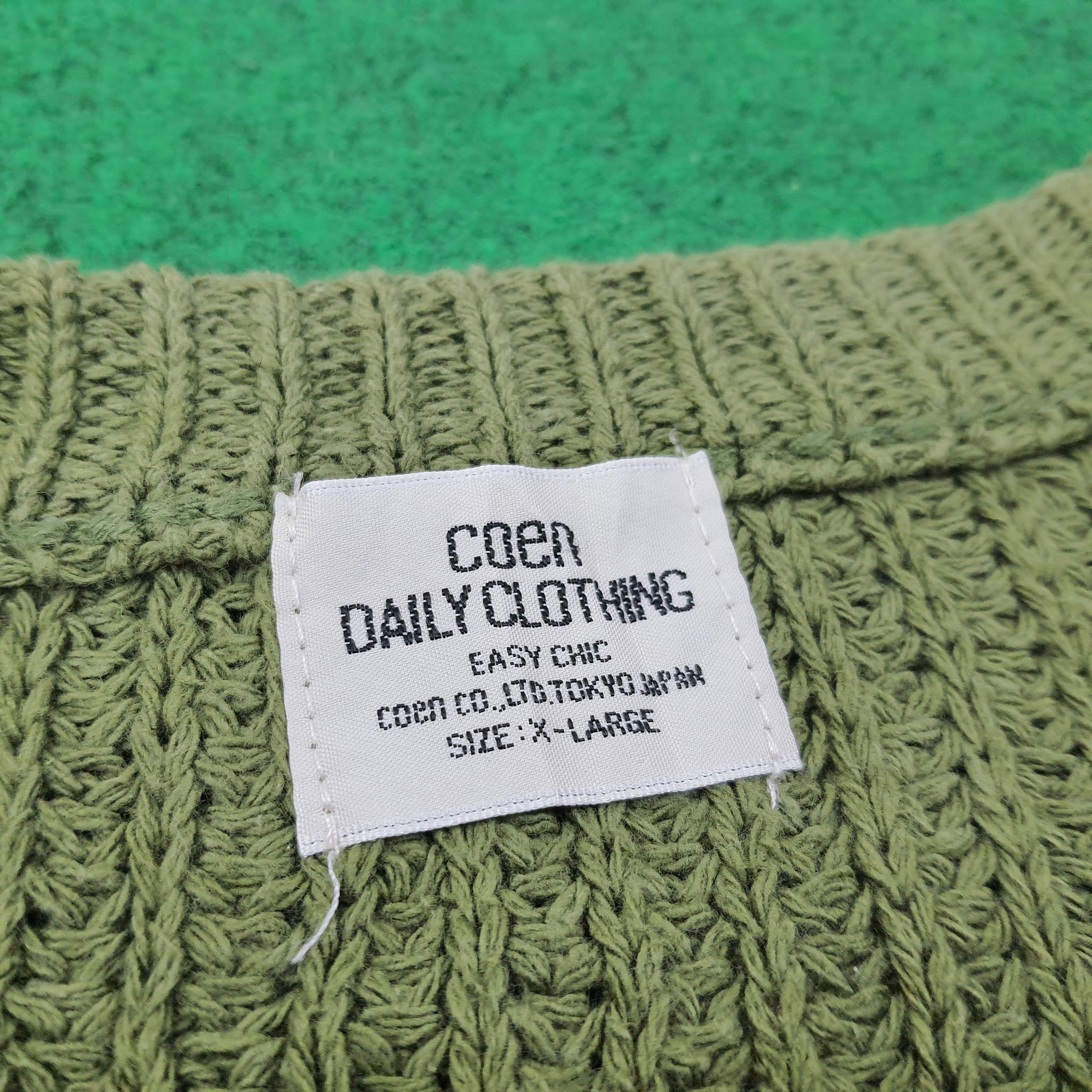 Japanese Brand Vintage Coen Tokyo Japan Custom Skull Logo Knitted C225N1 Size US M / EU 48-50 / 2 - 3 Thumbnail