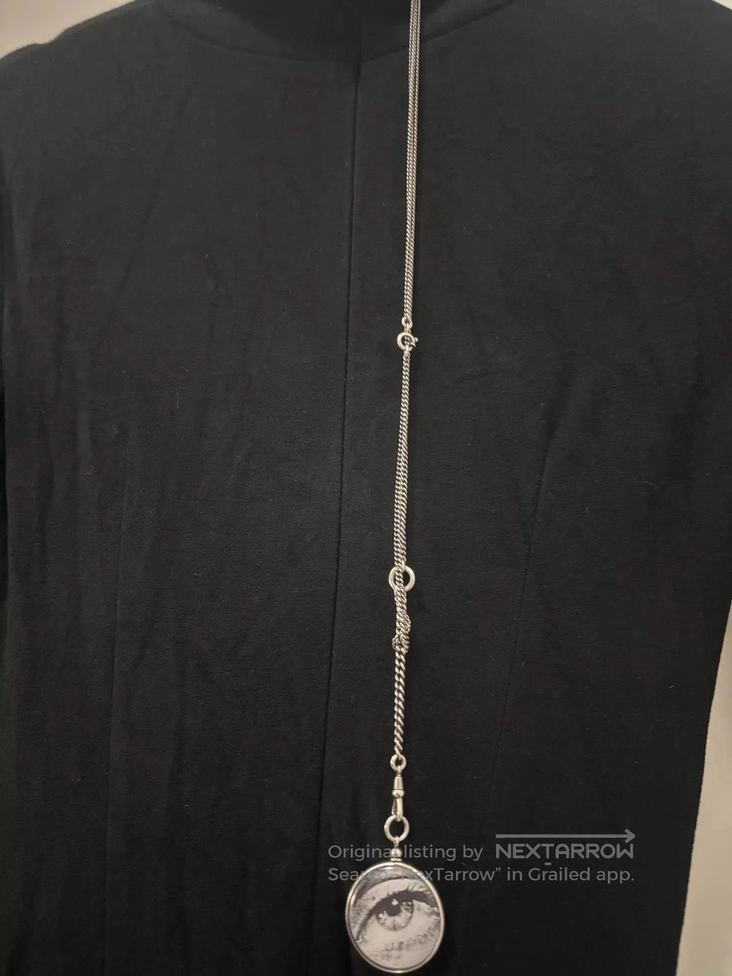 Ann Demeulemeester Ann Demeulemeester SS2008 Silver Eye Necklace. Size ONE SIZE - 6 Thumbnail