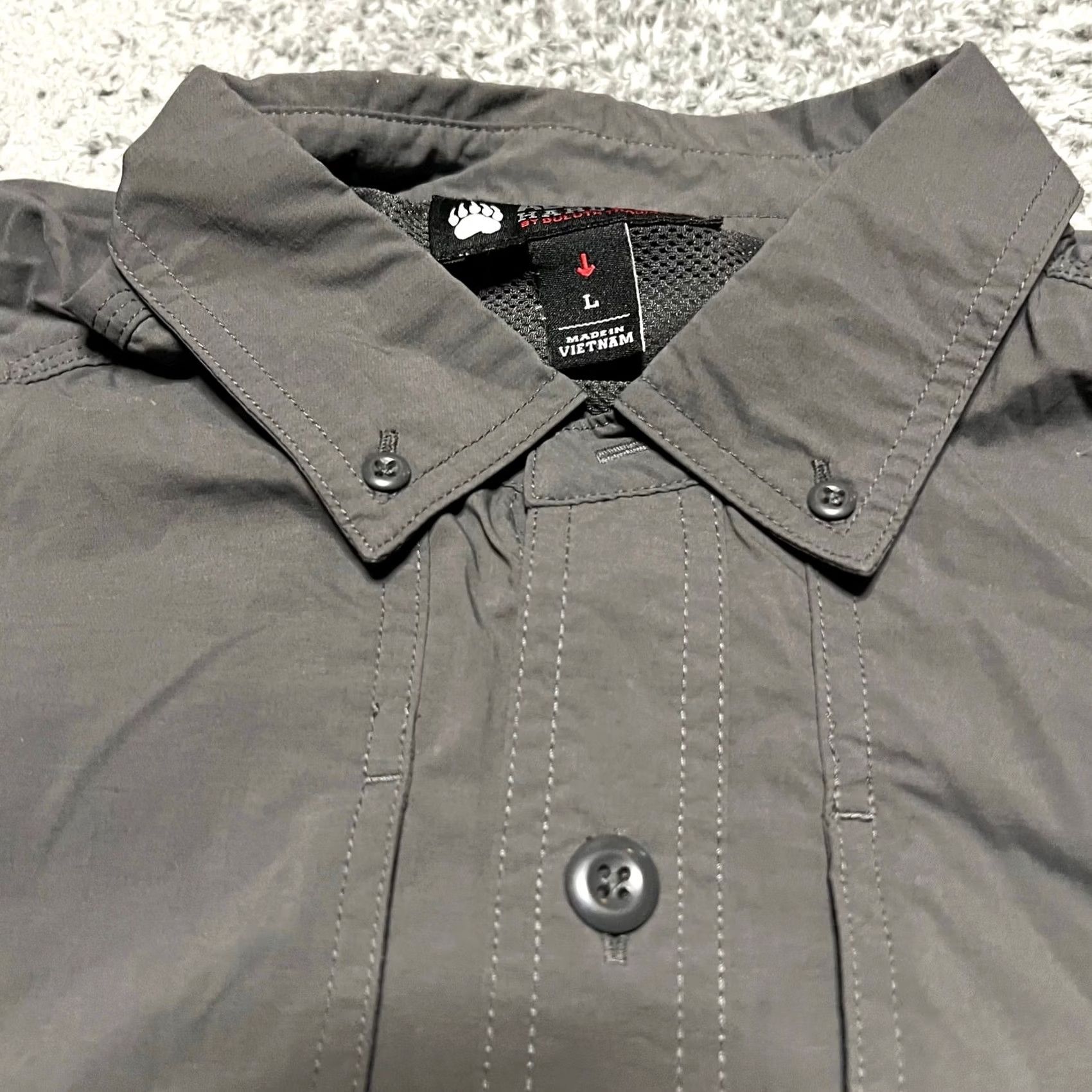 Duluth Trading Company Alaskan Hardgear Duluth Shirt Mens Large Silverstrike Fishing Hiking Outdoor Shirt Men L Gray Size US L / EU 52-54 / 3 - 3 Thumbnail