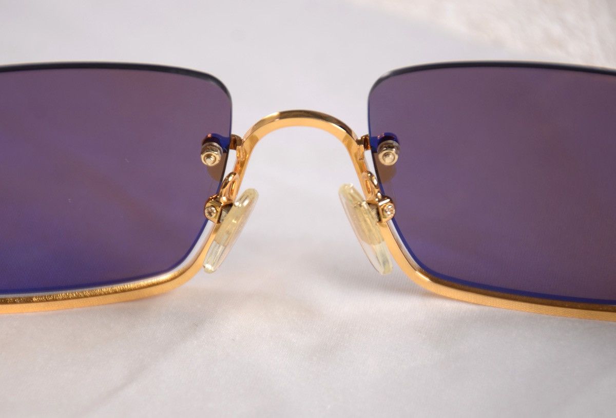 Gucci Gucci GG Gold Sunglasses Size ONE SIZE - 4 Thumbnail