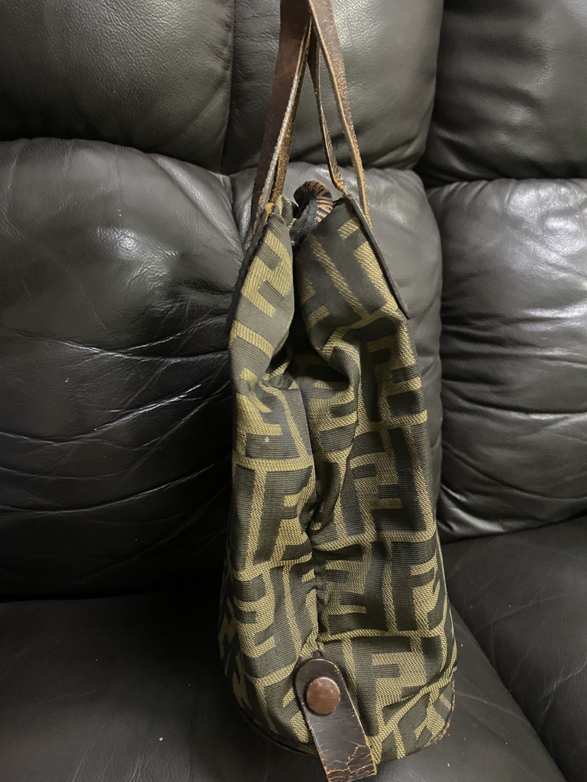 Fendi Authentic Vintage Fendi Zucca Monogram Mini Tote Bag Size ONE SIZE - 3 Thumbnail