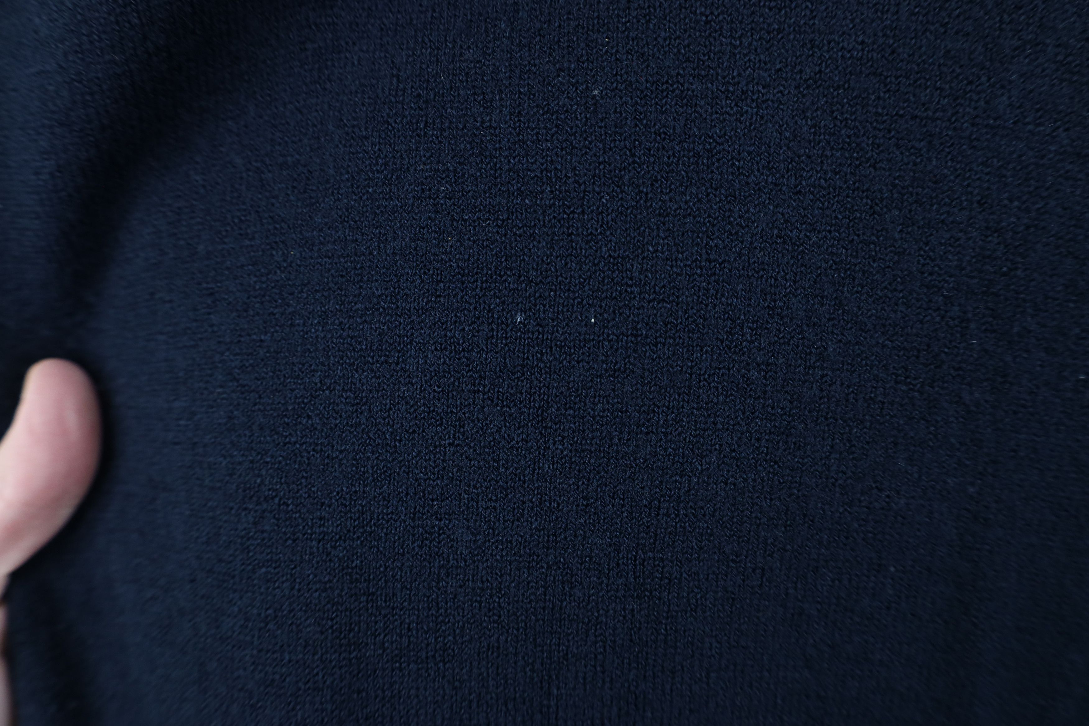 Vintage Vintage 90s Streetwear Blank Knit Sweater Vest Navy Blue Size US XL / EU 56 / 4 - 4 Thumbnail