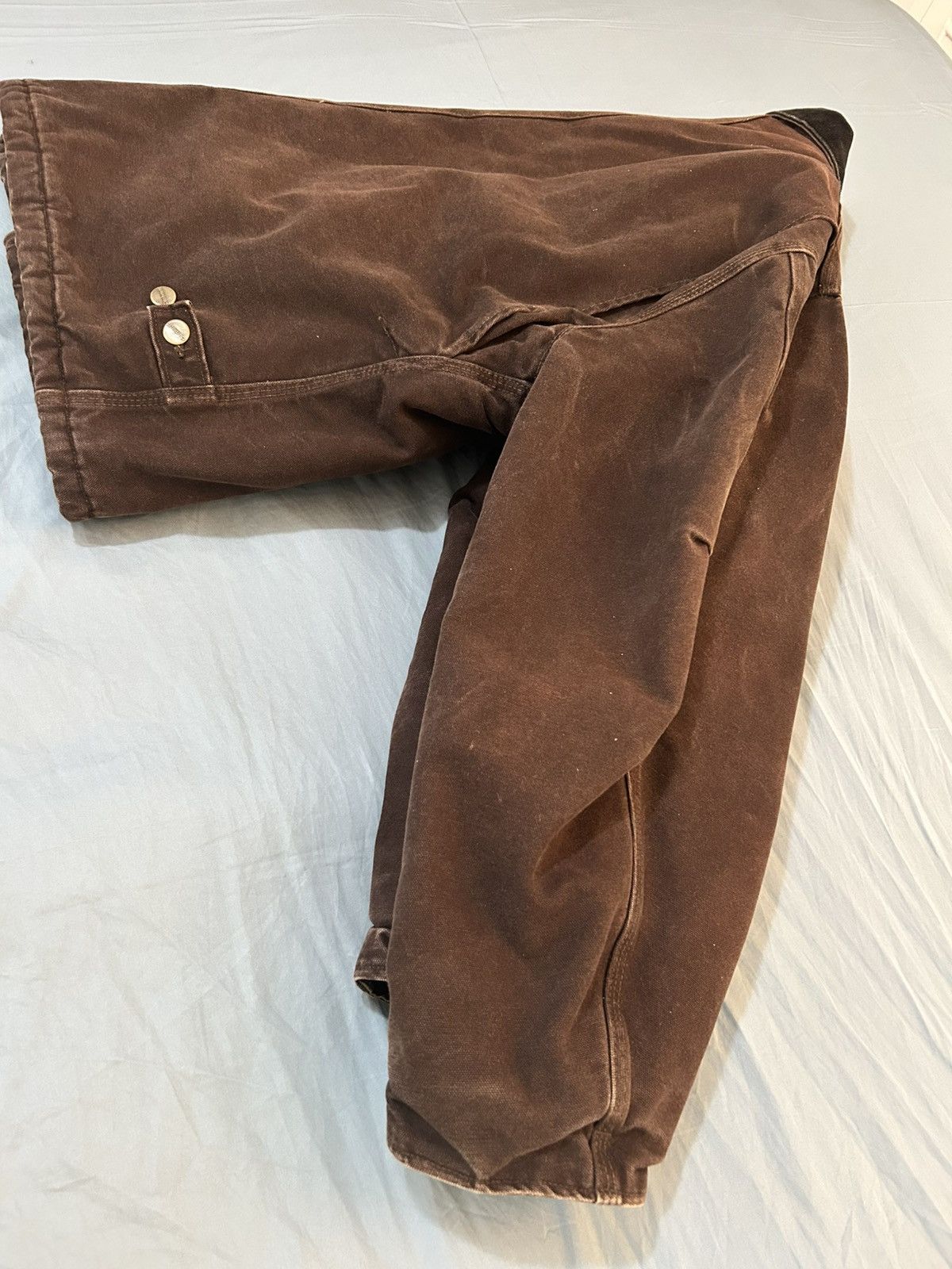 Carhartt Vintage 90s Carhartt J22 brown jacket 2xl Size US XXL / EU 58 / 5 - 4 Thumbnail