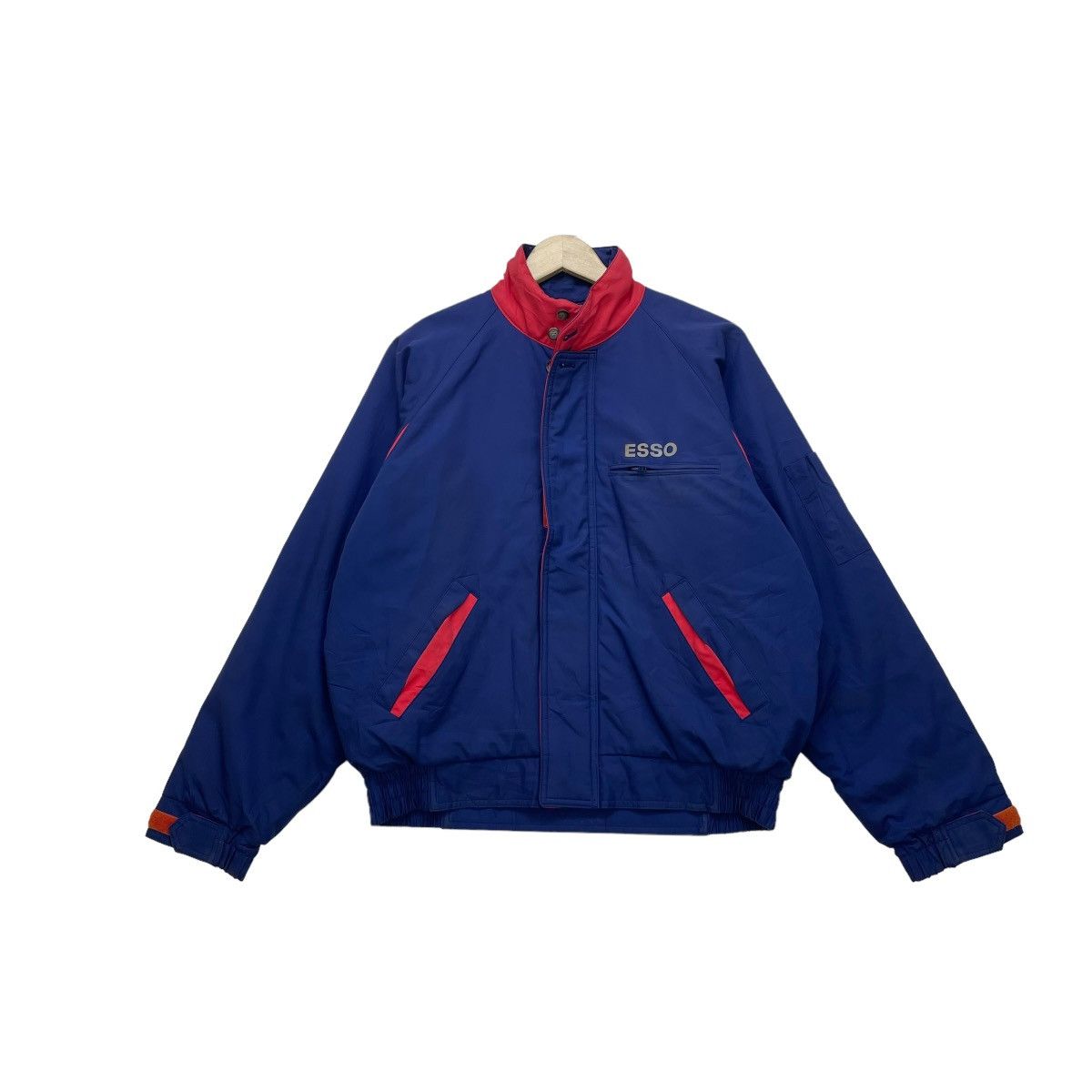 Vintage Japanese Brand Esso Bomber Jacket Size US M / EU 48-50 / 2 - 2 Thumbnail