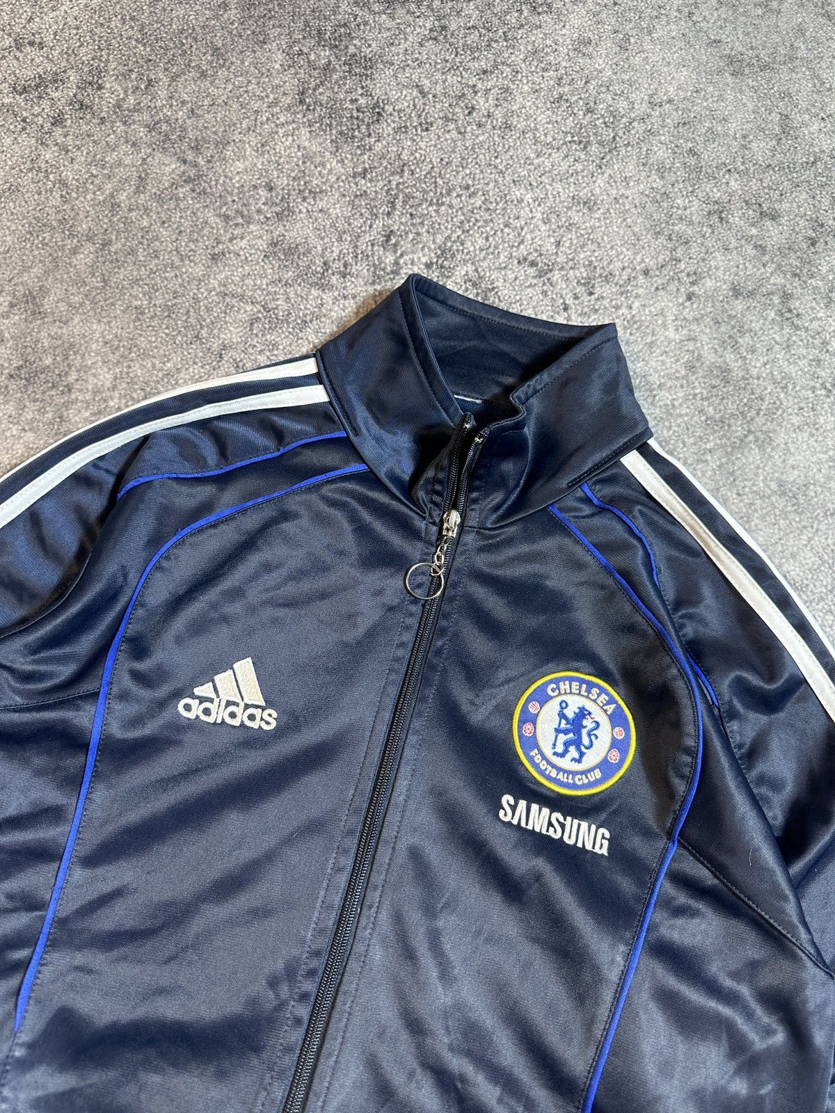 Adidas Adidas Chelsea Jacket Streetwear Soccer Rare Casual Vintage Size US S / EU 44-46 / 1 - 2 Thumbnail