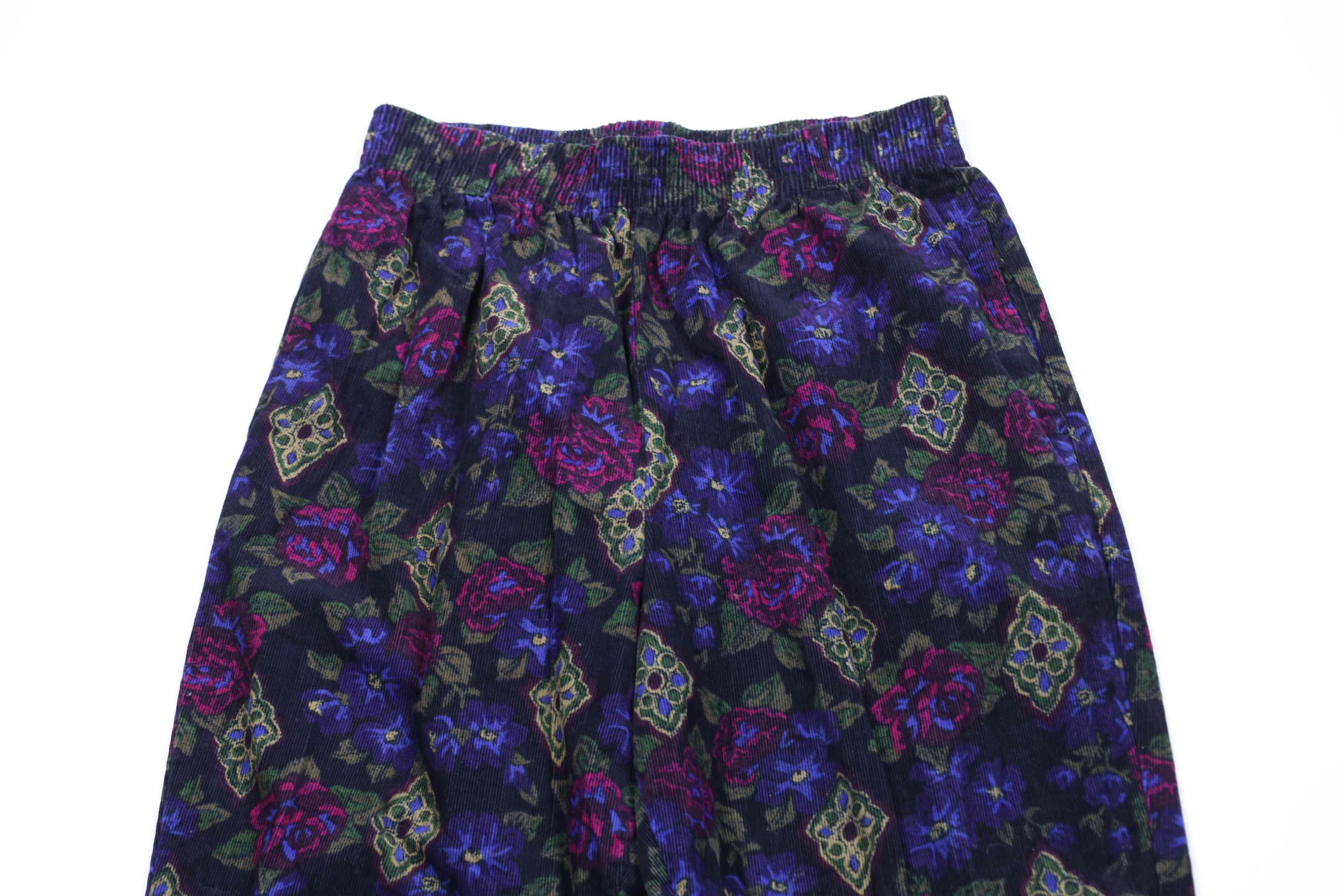 Vintage Vintage 90s Streetwear All Over Print Corduroy Pants USA Size 40" / US 18 - 2 Thumbnail