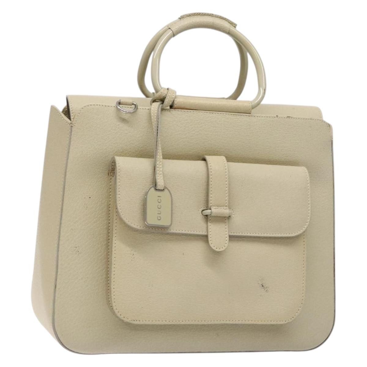 Gucci GUCCI Handbag Leather Beige 000 2058 0307 5 Size ONE SIZE - 1 Thumbnail