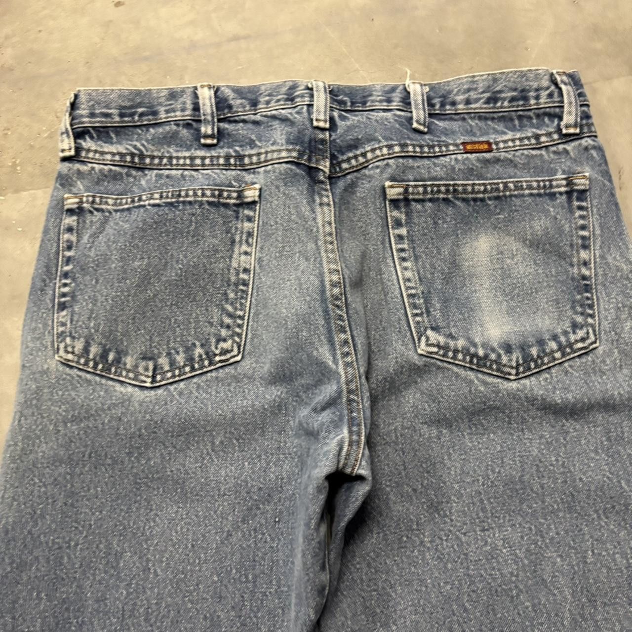 Japanese Brand × Vintage Crazy Vintage Y2K/2000s Faded Medium Wash Essential Denim Jeans! Size US 34 / EU 50 - 7 Thumbnail