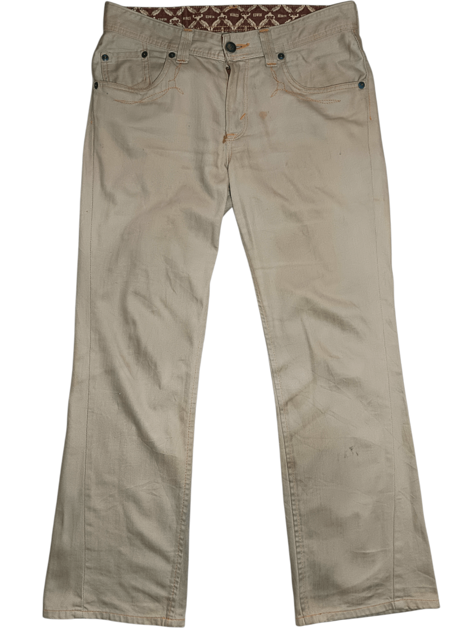 Edwin × If Six Was Nine × Le Grande Bleu (L.G.B.) EDWIN EXCLUSIVE NAVAJO LEATHER POCKET JEANS Size US 32 / EU 48 - 7 Thumbnail
