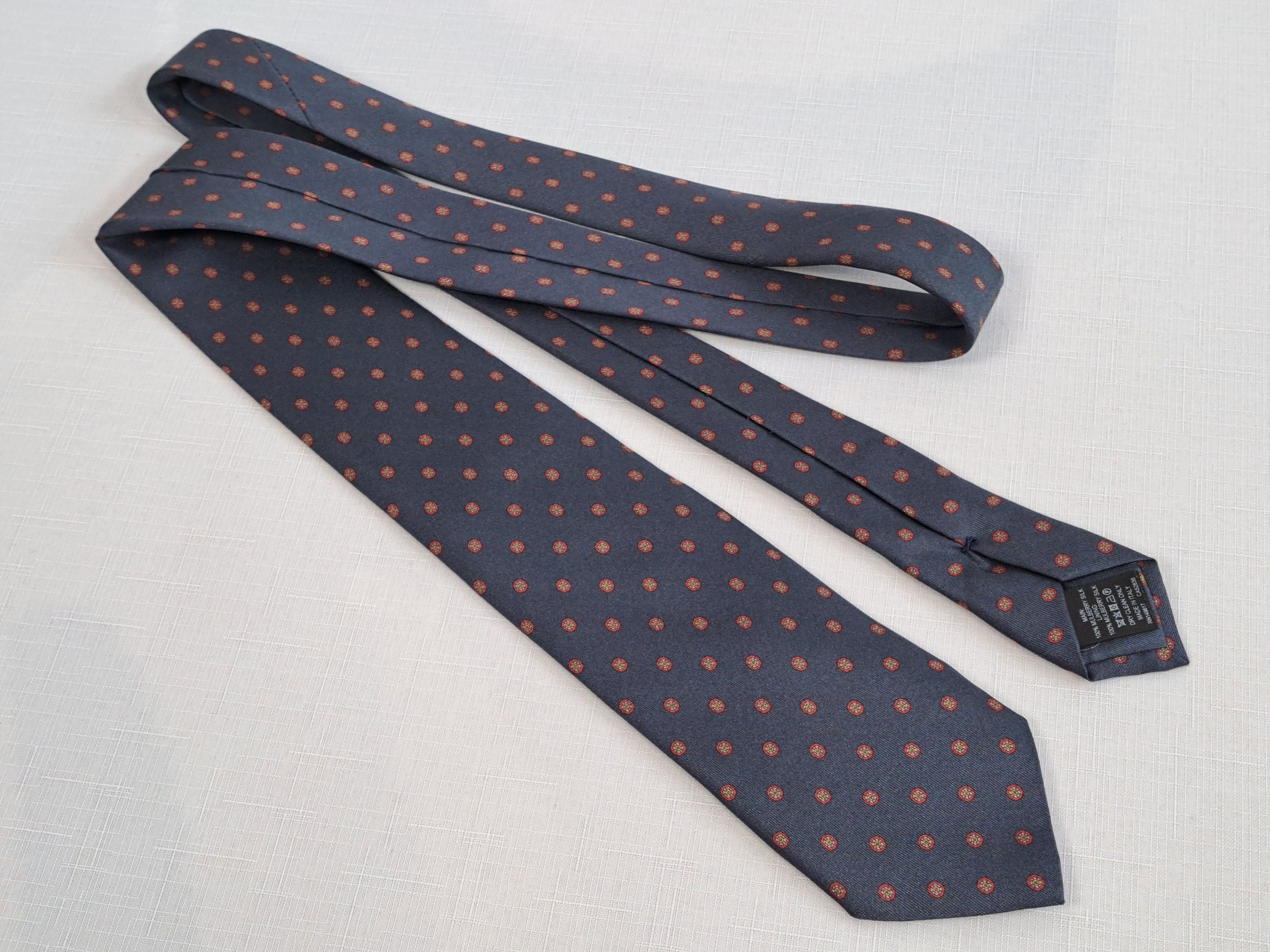 Alfred Dunhill DUNHILL mulberry silk tie. Made in Italy Size ONE SIZE - 2 Thumbnail