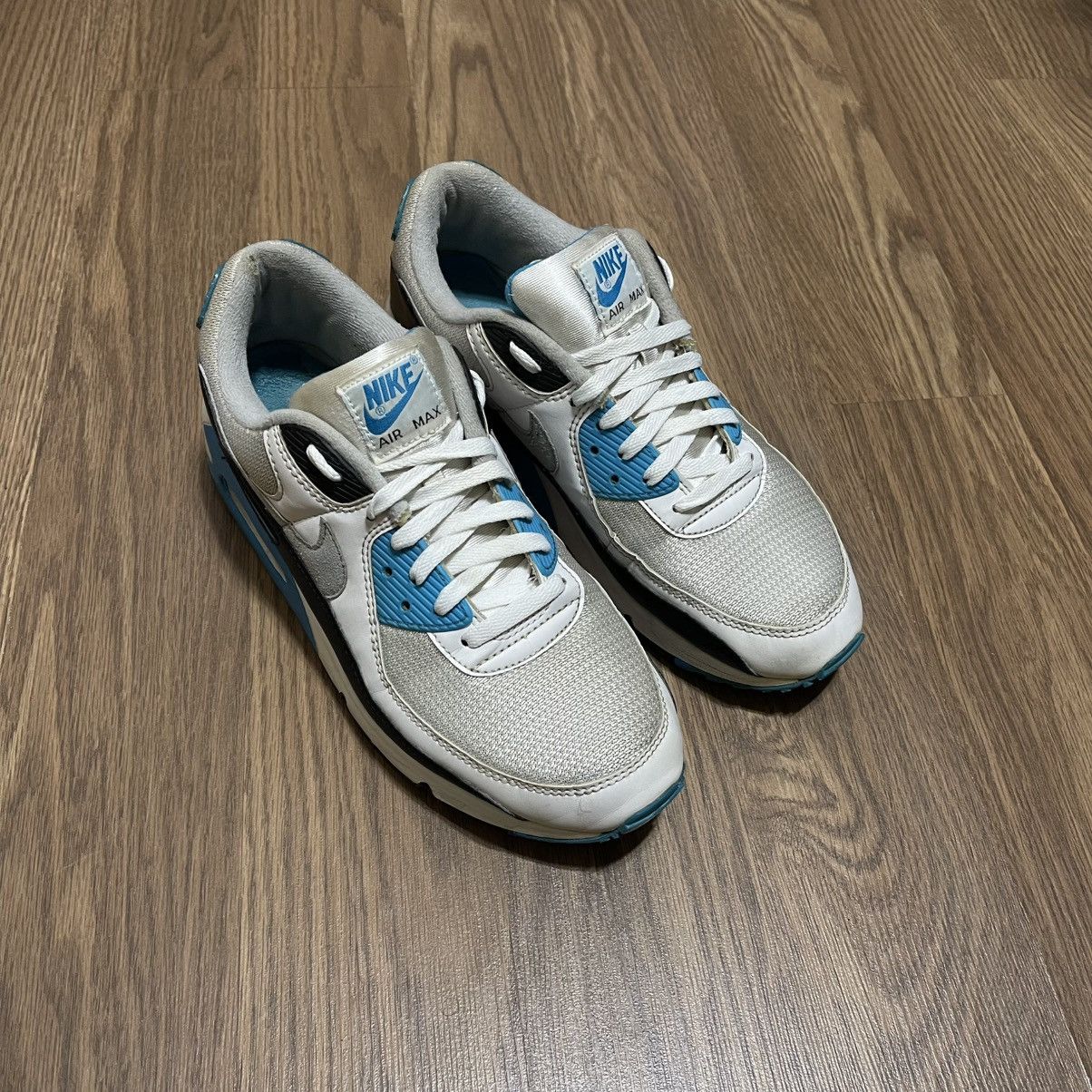 Nike Nike Mens Air Max 90 CJ6779-100 laser blue Size US 10.5 / EU 43-44 - 5 Thumbnail