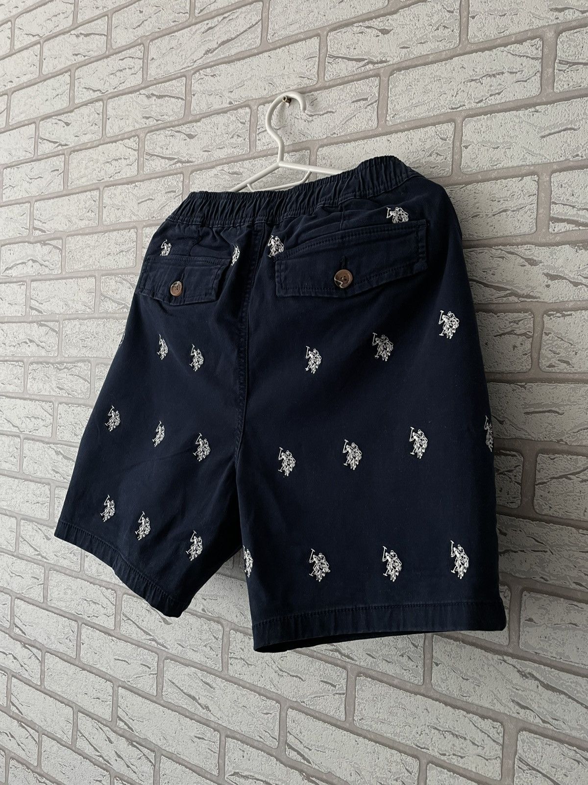 Designer × U.S. Polo Assn. Us Polo Assn USPA Monogram Shorts Size US 32 / EU 48 - 7 Thumbnail