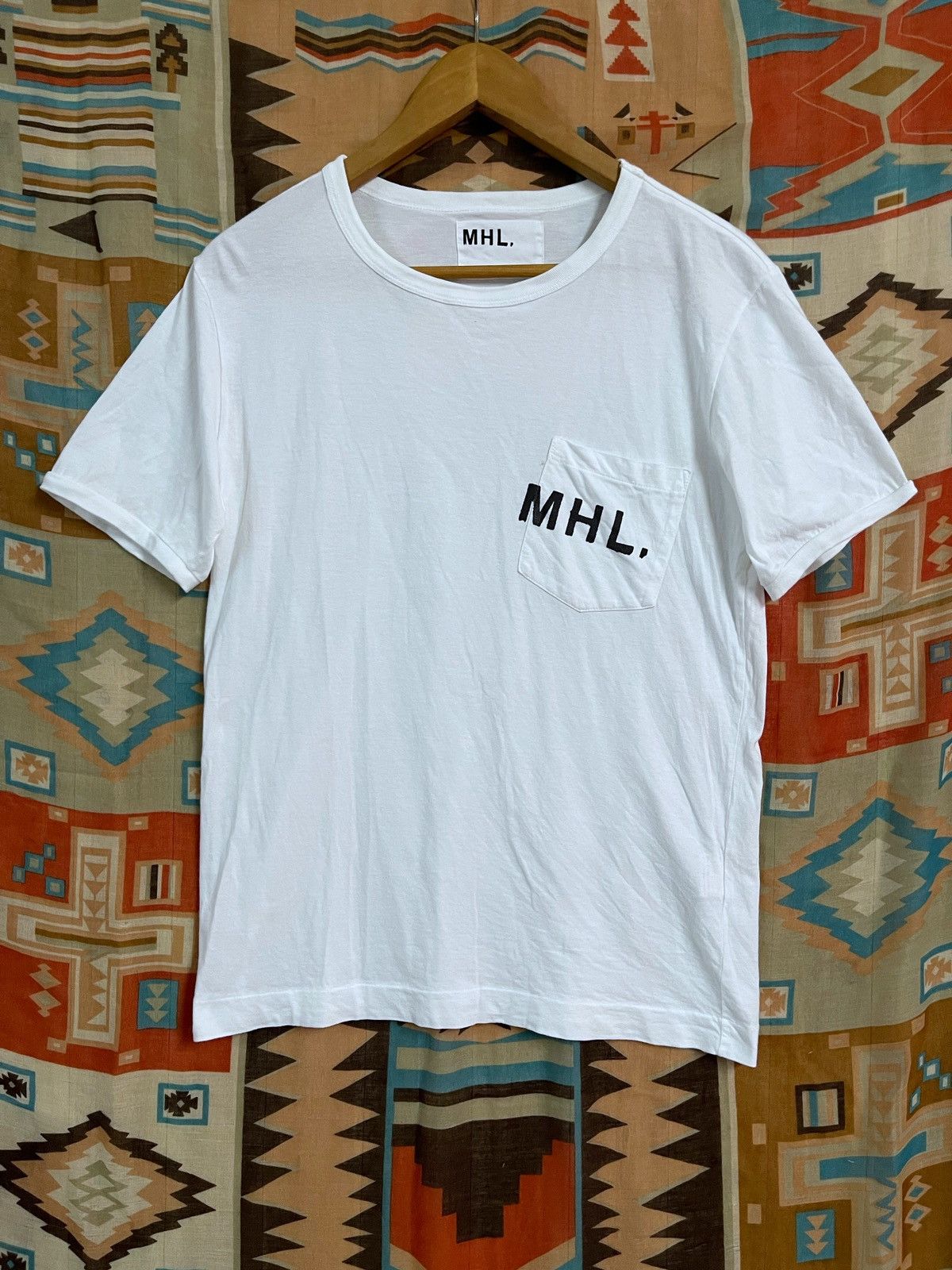 Margaret Howell × Vintage Margaret Howell Pocket T shirt MHL Luxury Designer Size US M / EU 48-50 / 2 - 1 Thumbnail