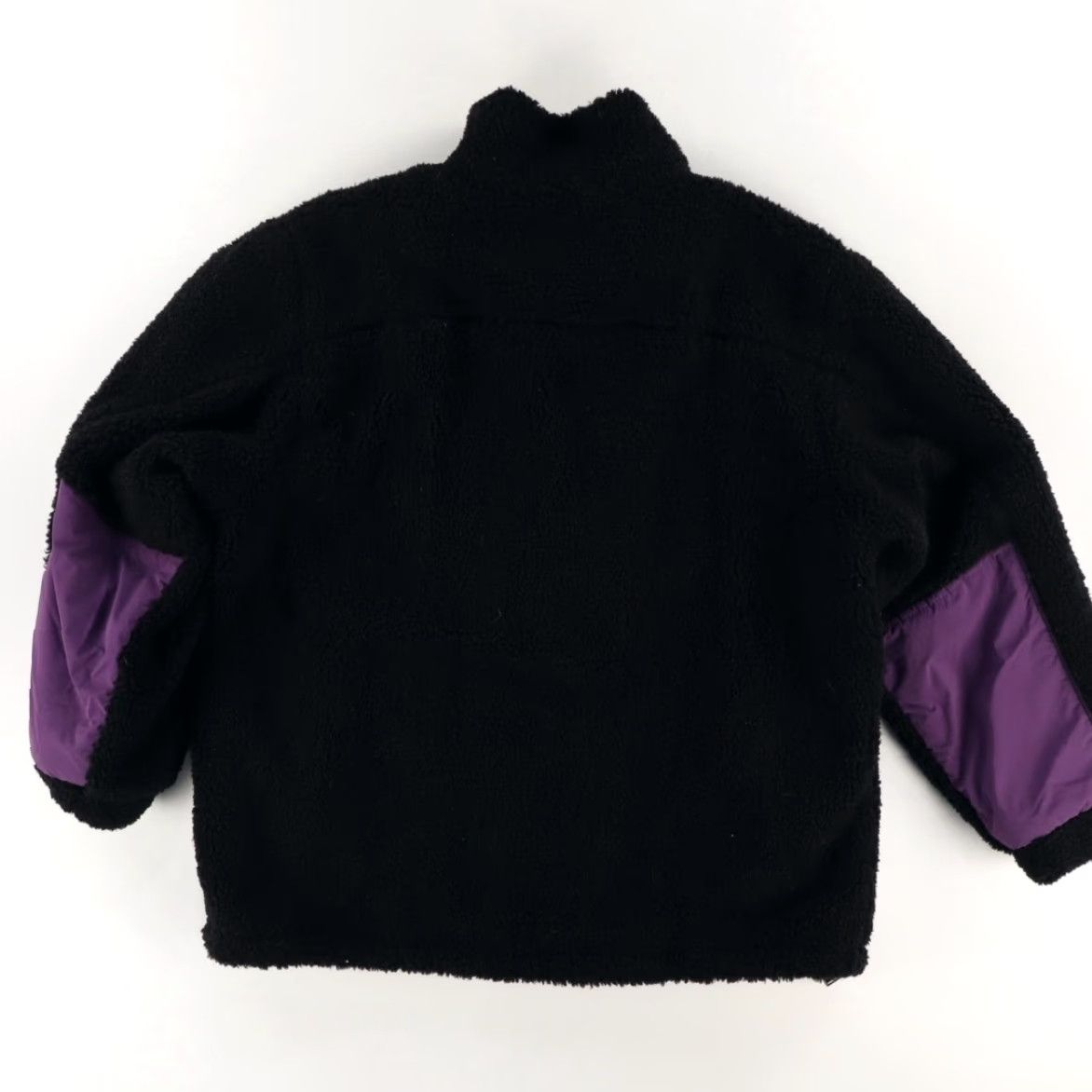 Vintage Aelfric Eden Sherpa Mountain Mosaic Solid Mock Long Sleeve Jacket Black Men's XL Shirt Size US XL / EU 56 / 4 - 3 Thumbnail