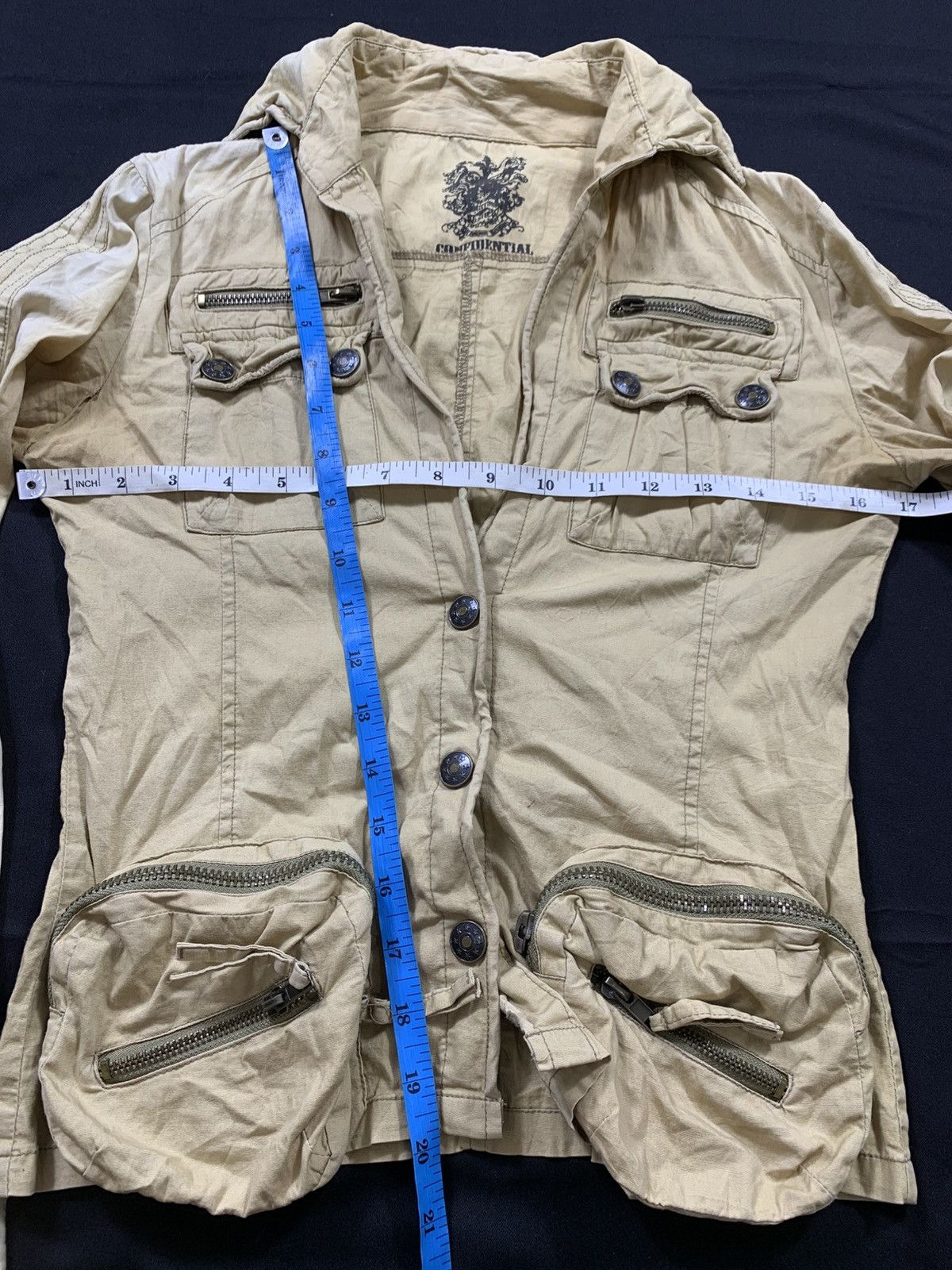 GOA G.O.A STYLE BONDAGE JACKET VERY NICE FADED Size US S / EU 44-46 / 1 - 6 Thumbnail