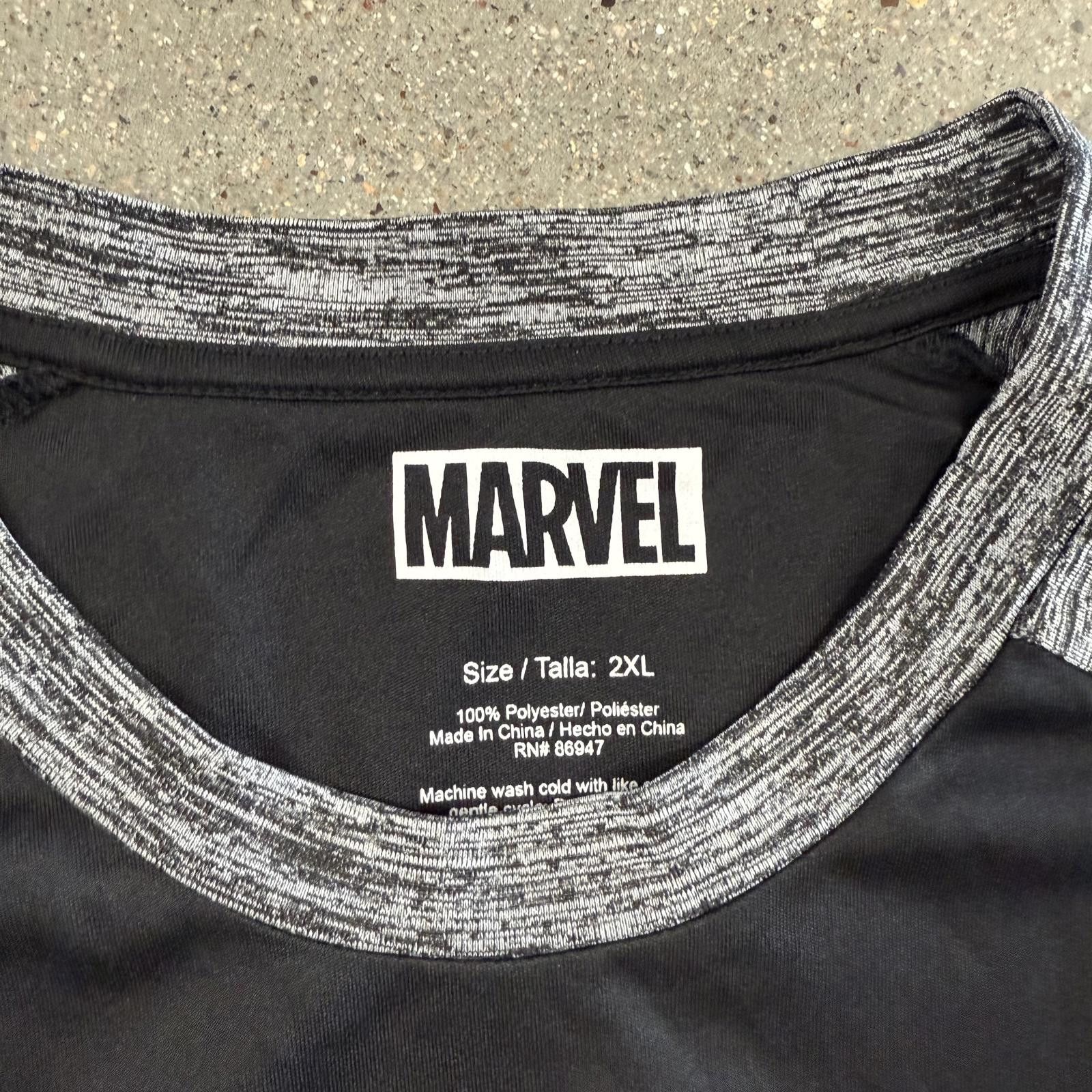 Marvel Comics NWOT Marvel PUNISHER Raised Spikes Logo Tee - Men's 2XL Size US XXL / EU 58 / 5 - 3 Thumbnail