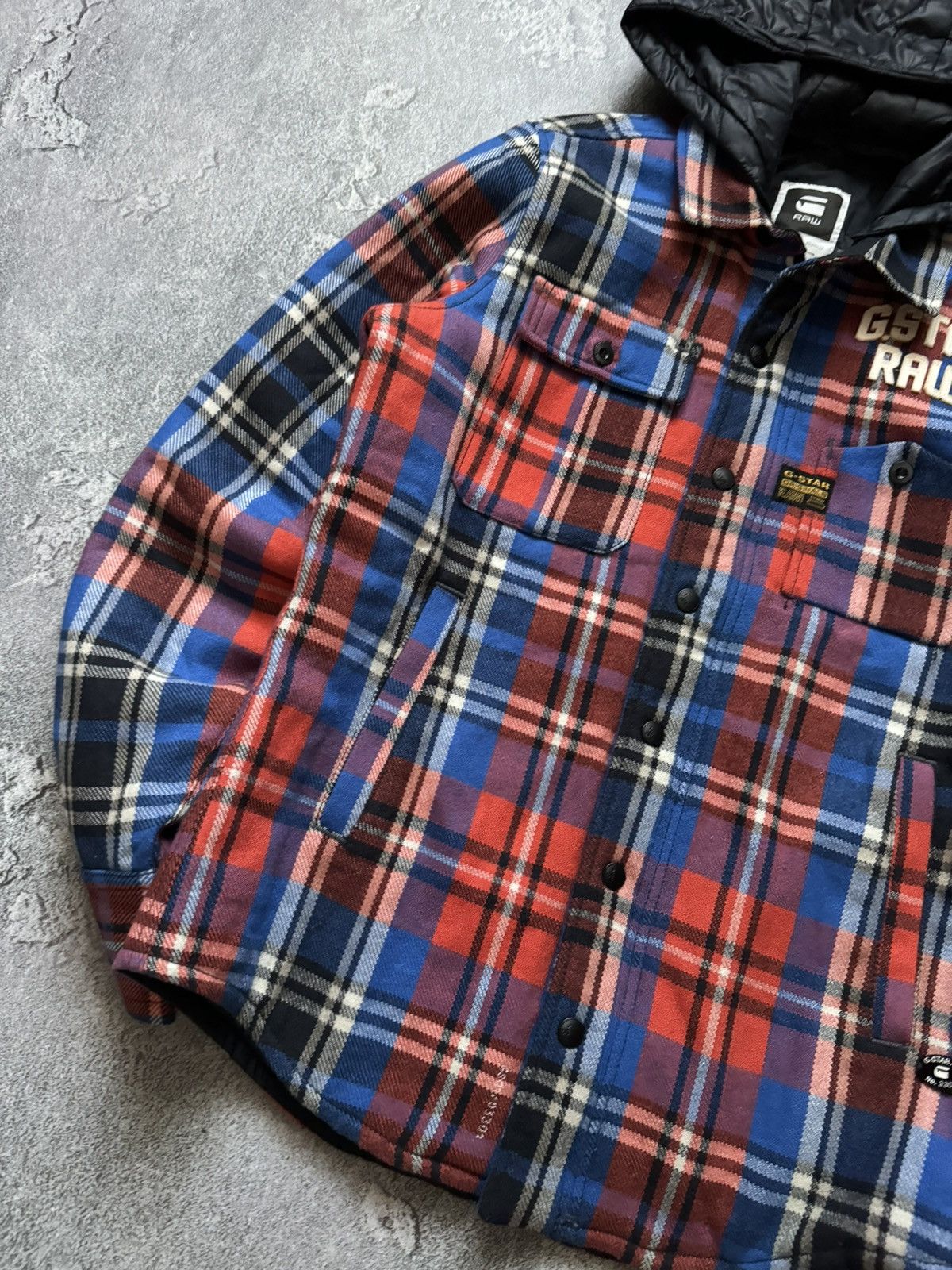 G-Star G star raw M forest hdd quiltd overshirt jacket shirt L/S Size US M / EU 48-50 / 2 - 4 Thumbnail