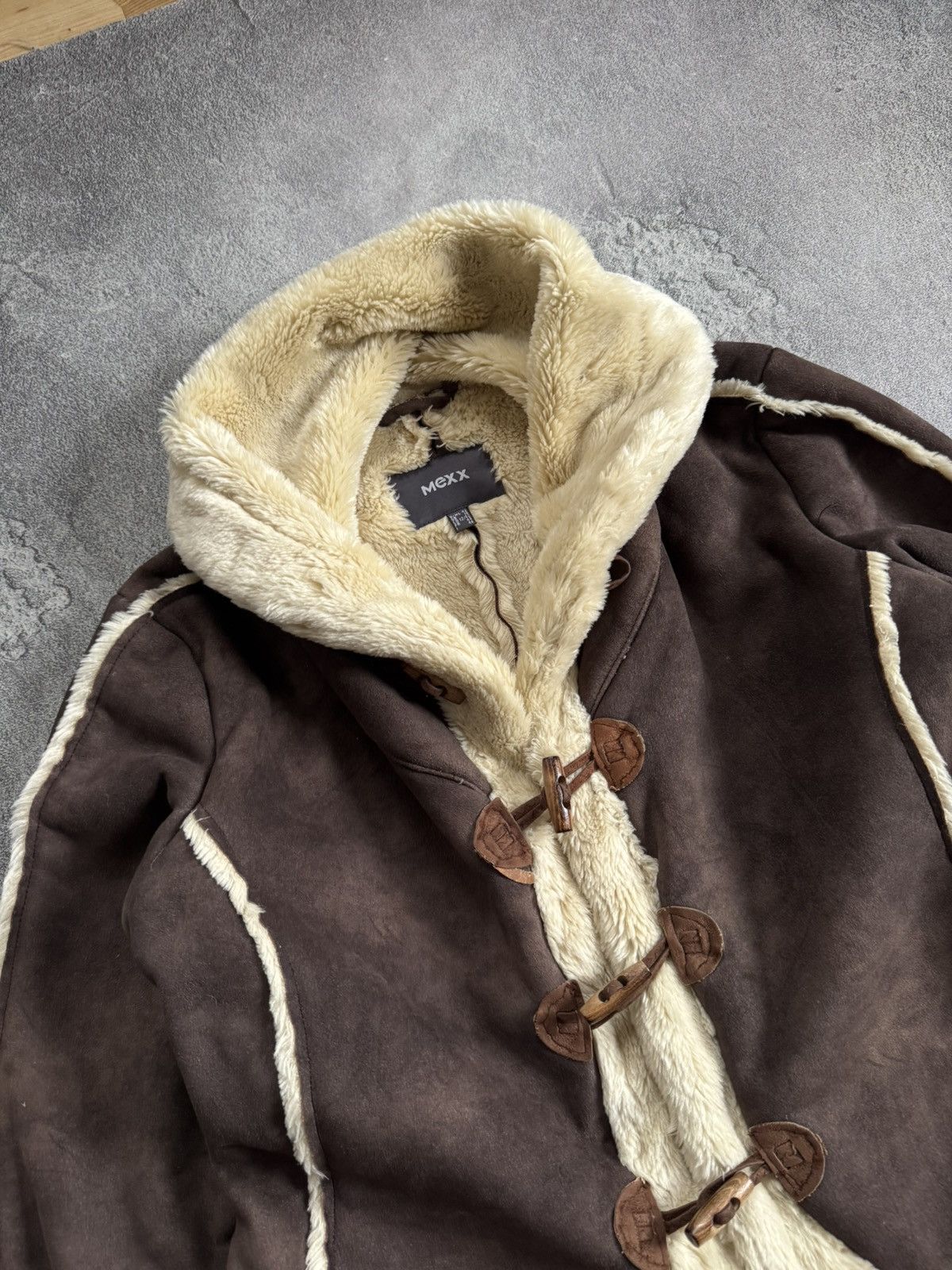 Mexx MEXX I46/FR44 lined leather brown jacket coat miss sixty LGB Size L / US 10 / IT 46 - 2 Thumbnail