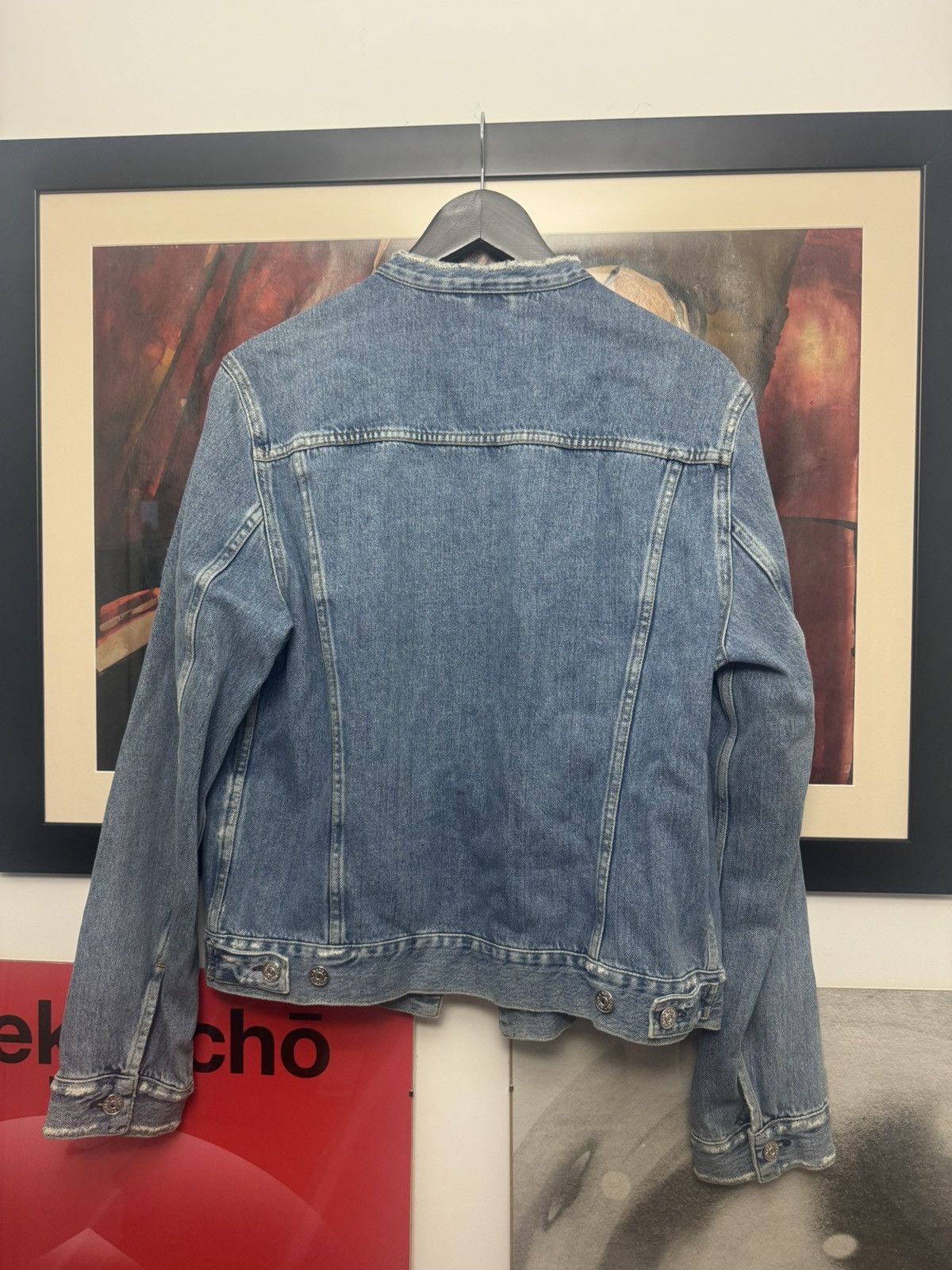 Acne Studios Acne Studios Who Ind Fray Denim Jacket Trucker Jeans Rare Size US M / EU 48-50 / 2 - 2 Thumbnail