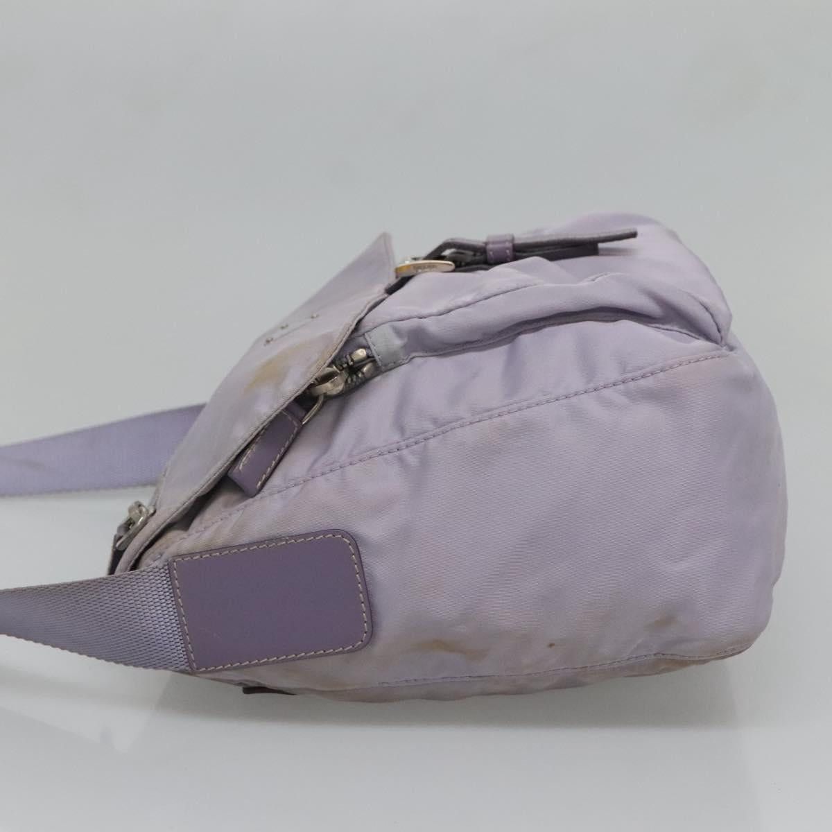 Prada PRADA Shoulder Bag Nylon Purple Silver Size ONE SIZE - 4 Thumbnail
