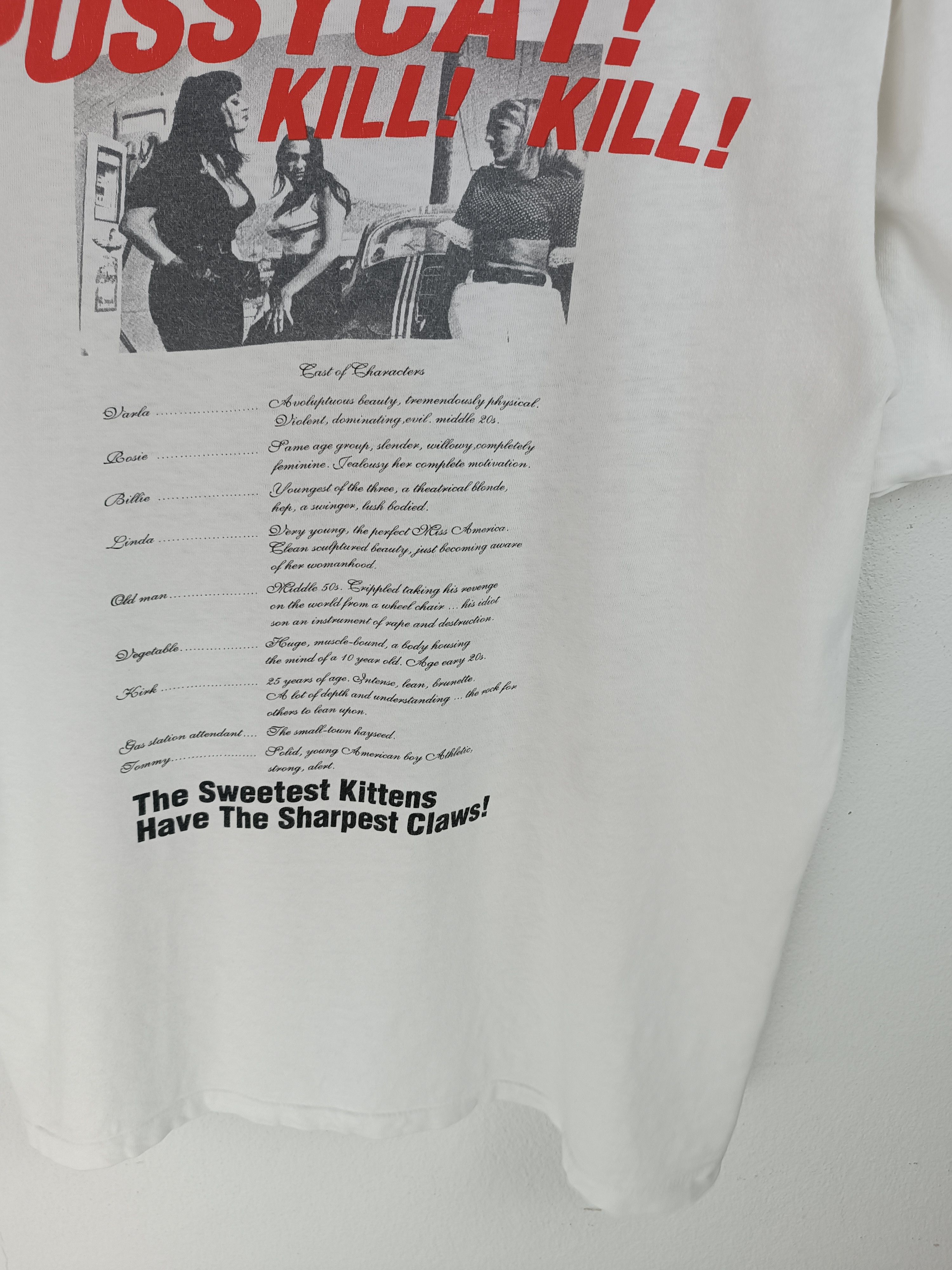 Vintage SUPER RARE🔥VINTAGE 90'S FASTER PUSSYCAT KILL! KILL! TEE Size US M / EU 48-50 / 2 - 14 Thumbnail